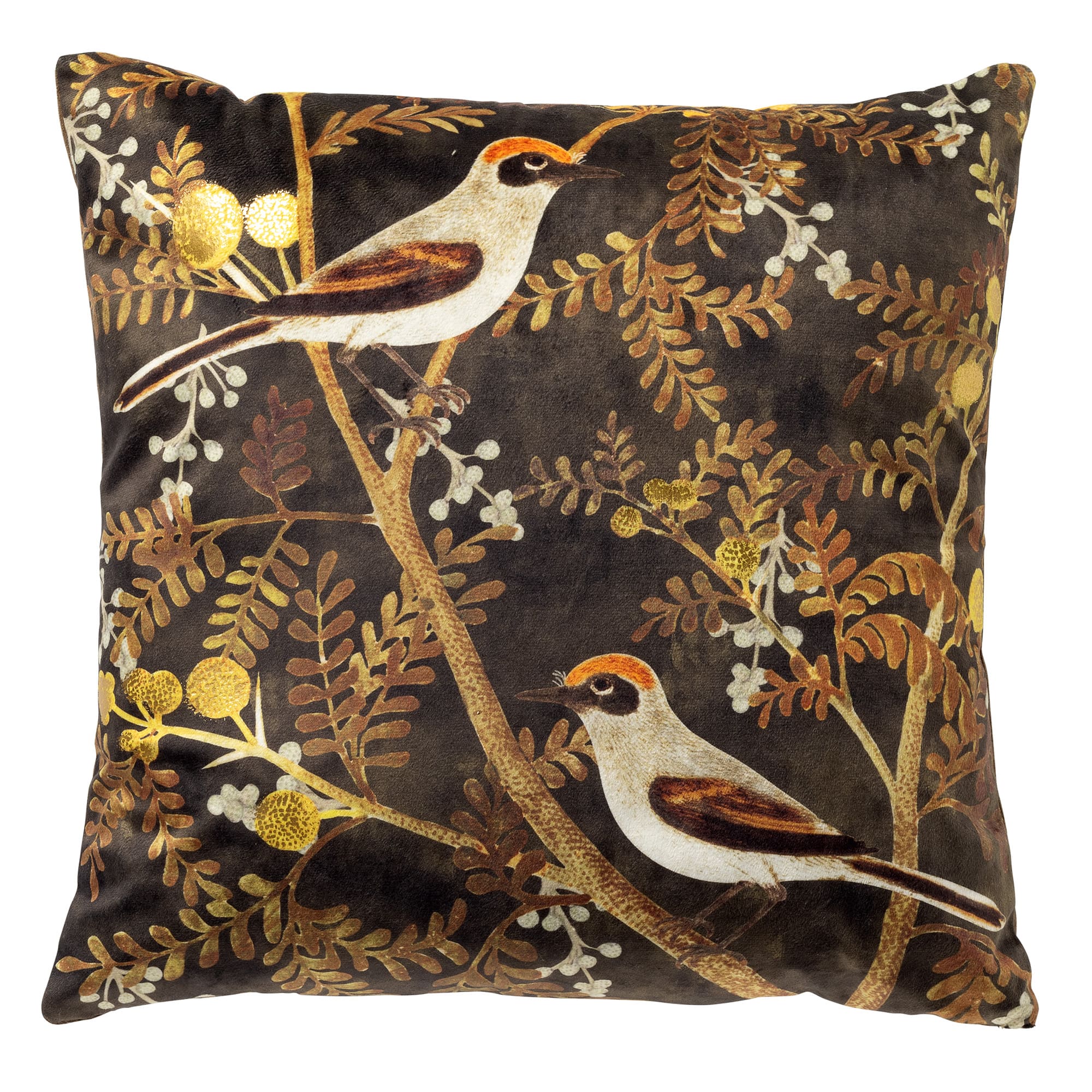 BIRDY - Dekokissen 45x45 cm - Military Olive - grün - mehrfarbig