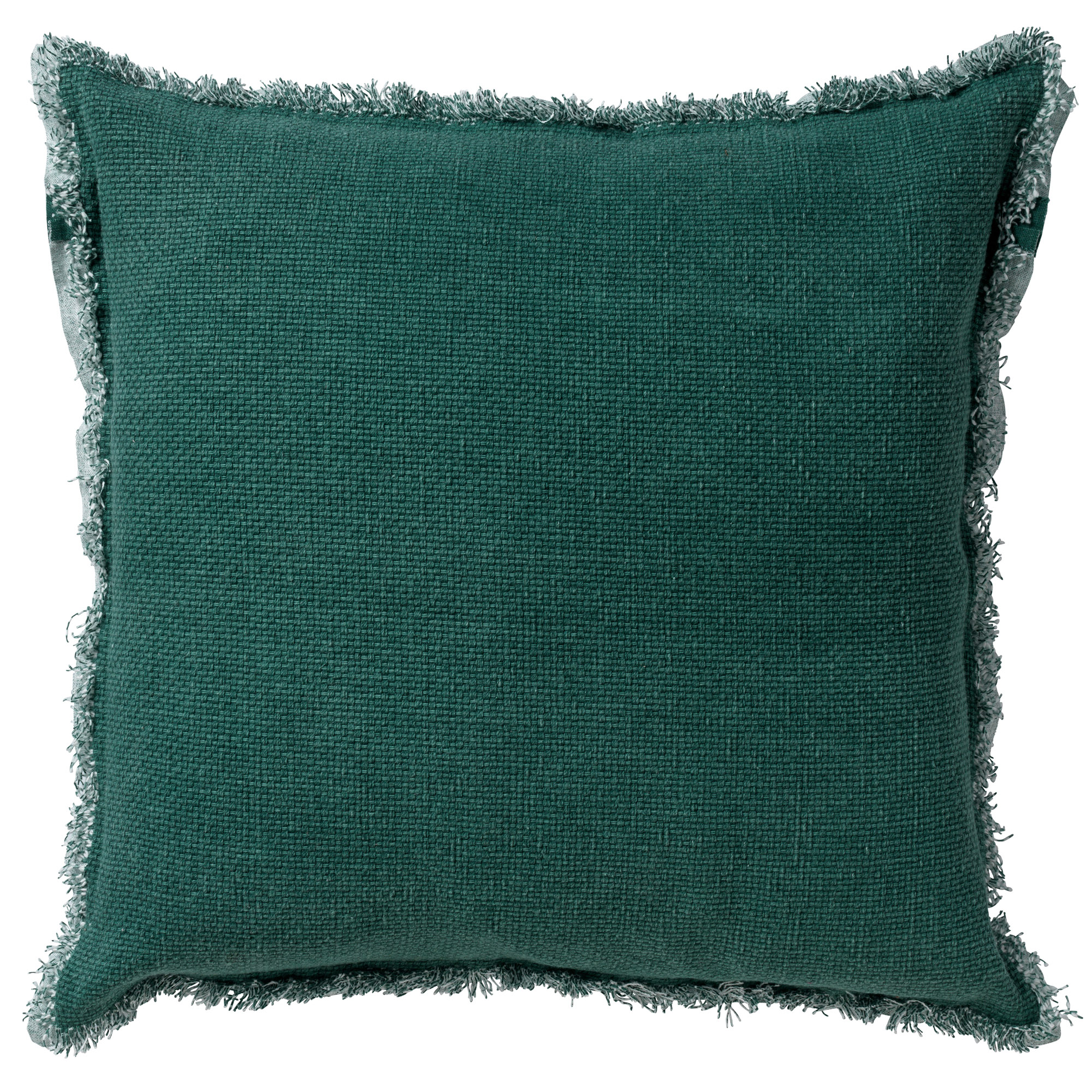 BURTO - Dekokissen Baumwolle mit stone-washed optik Sagebrush Green 45x45 cm