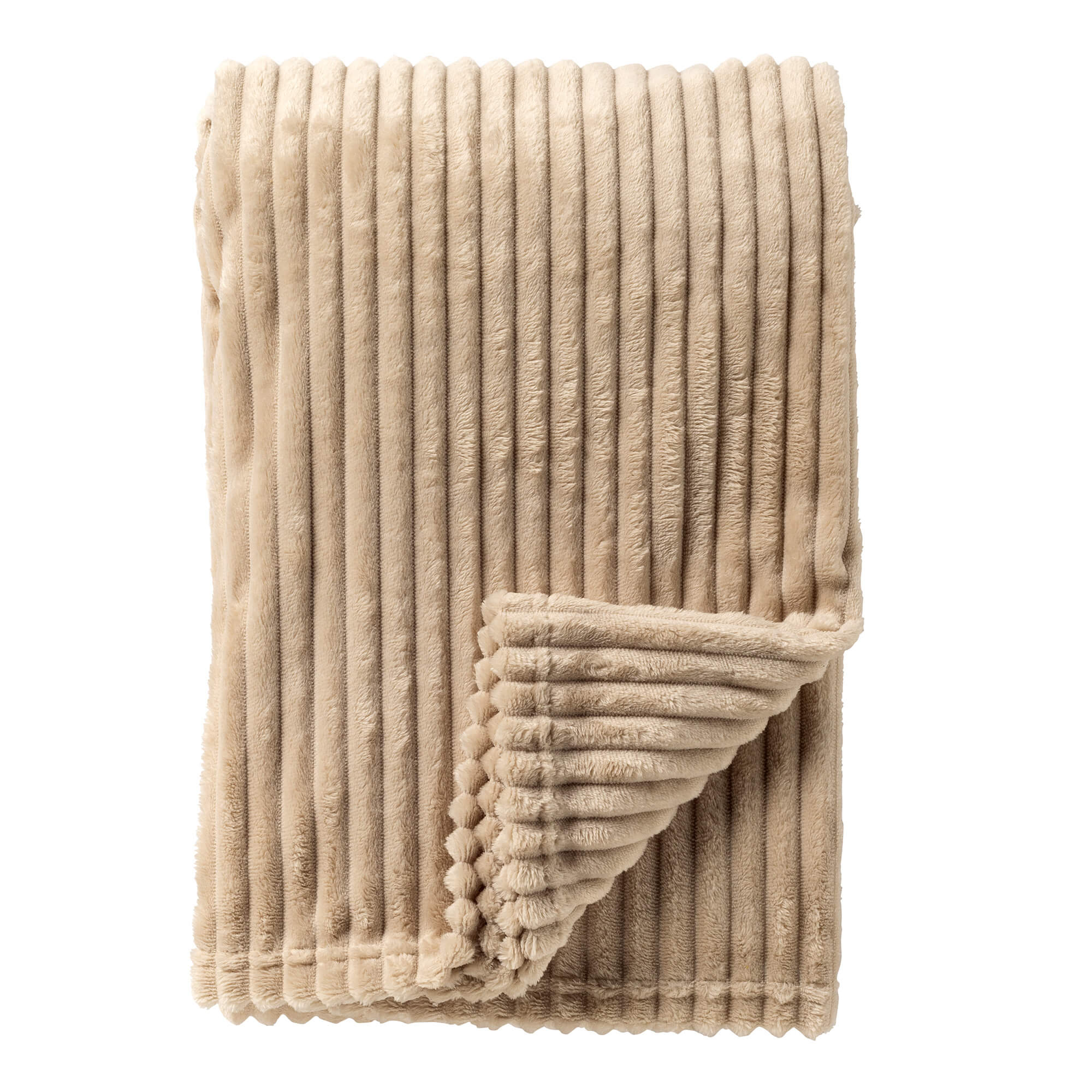 MARTHY - Plaid 140x180 cm - Pumice Stone - Beige