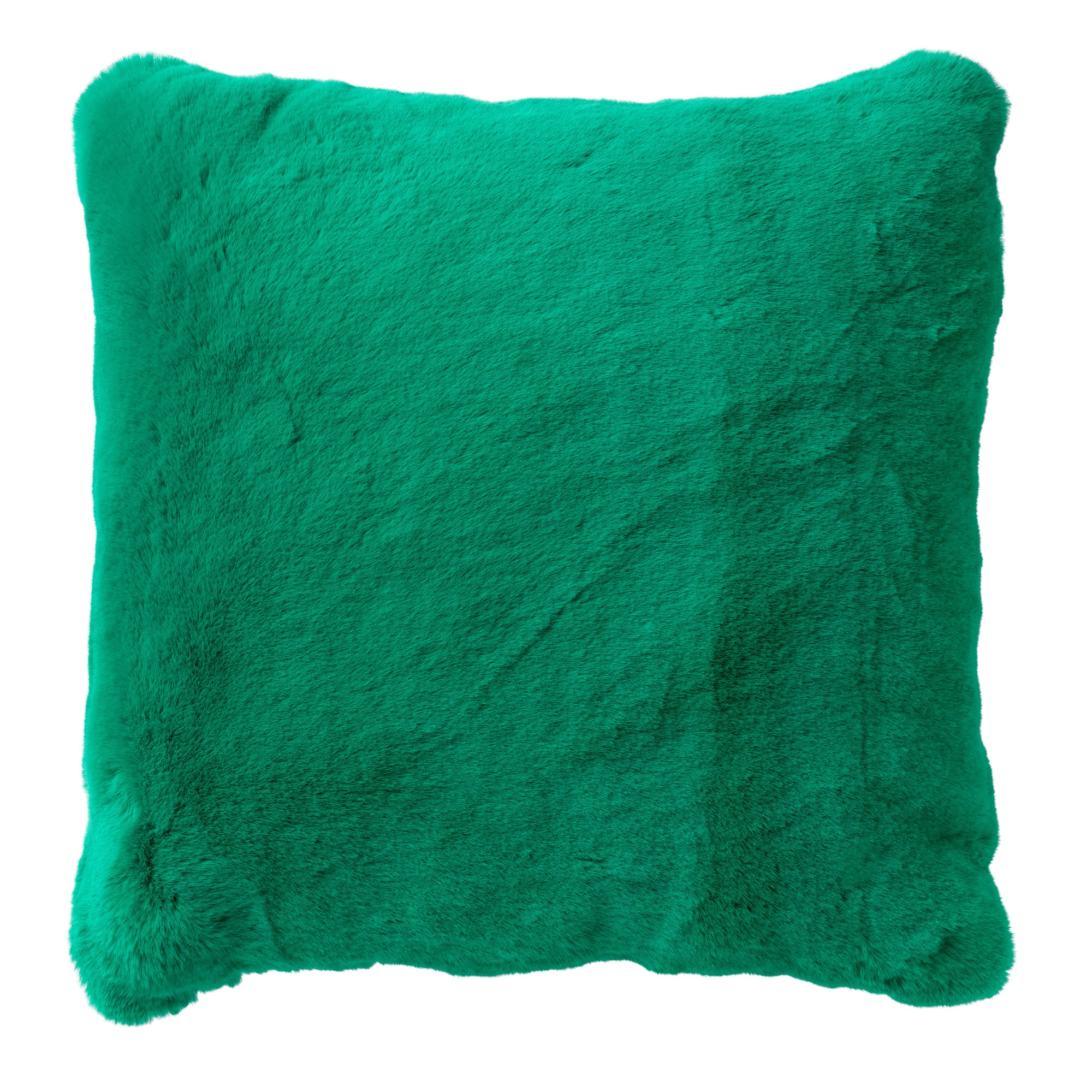 ZAYA - Sierkussen unikleur Emerald 45x45 cm - groen