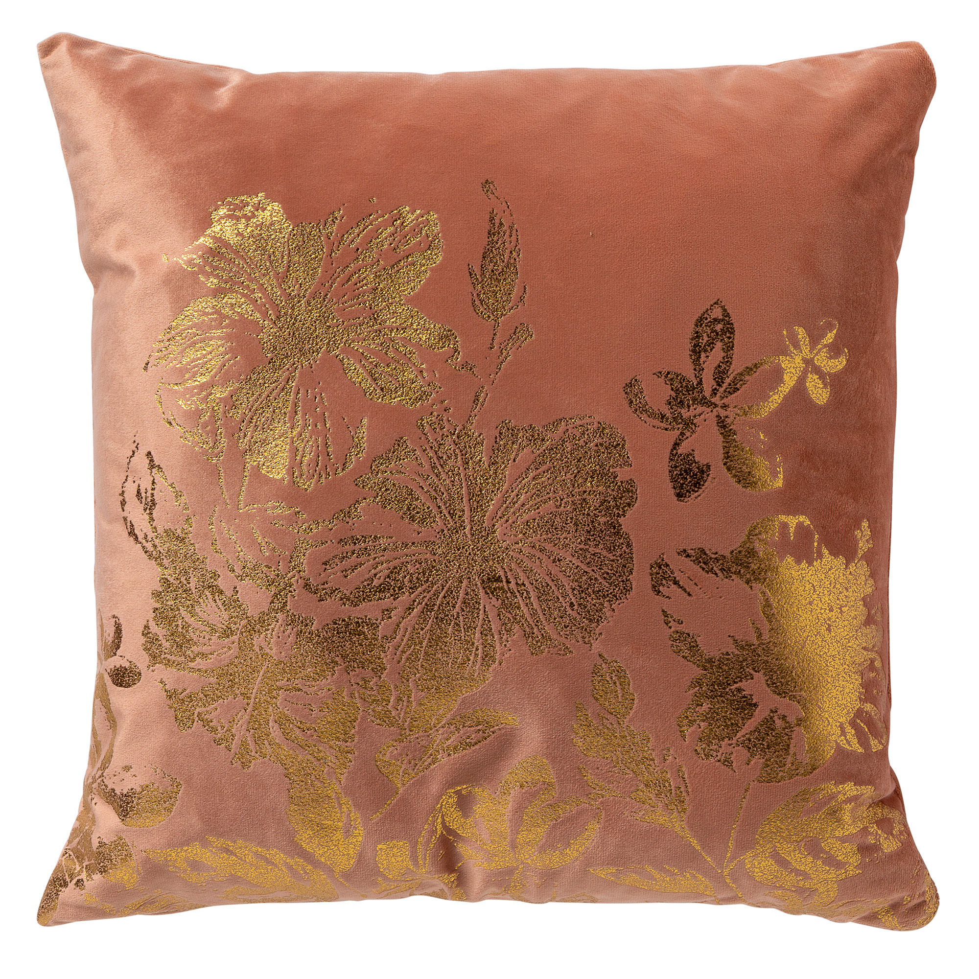 LILY - Coussin 45x45 cm Muted Clay - rose