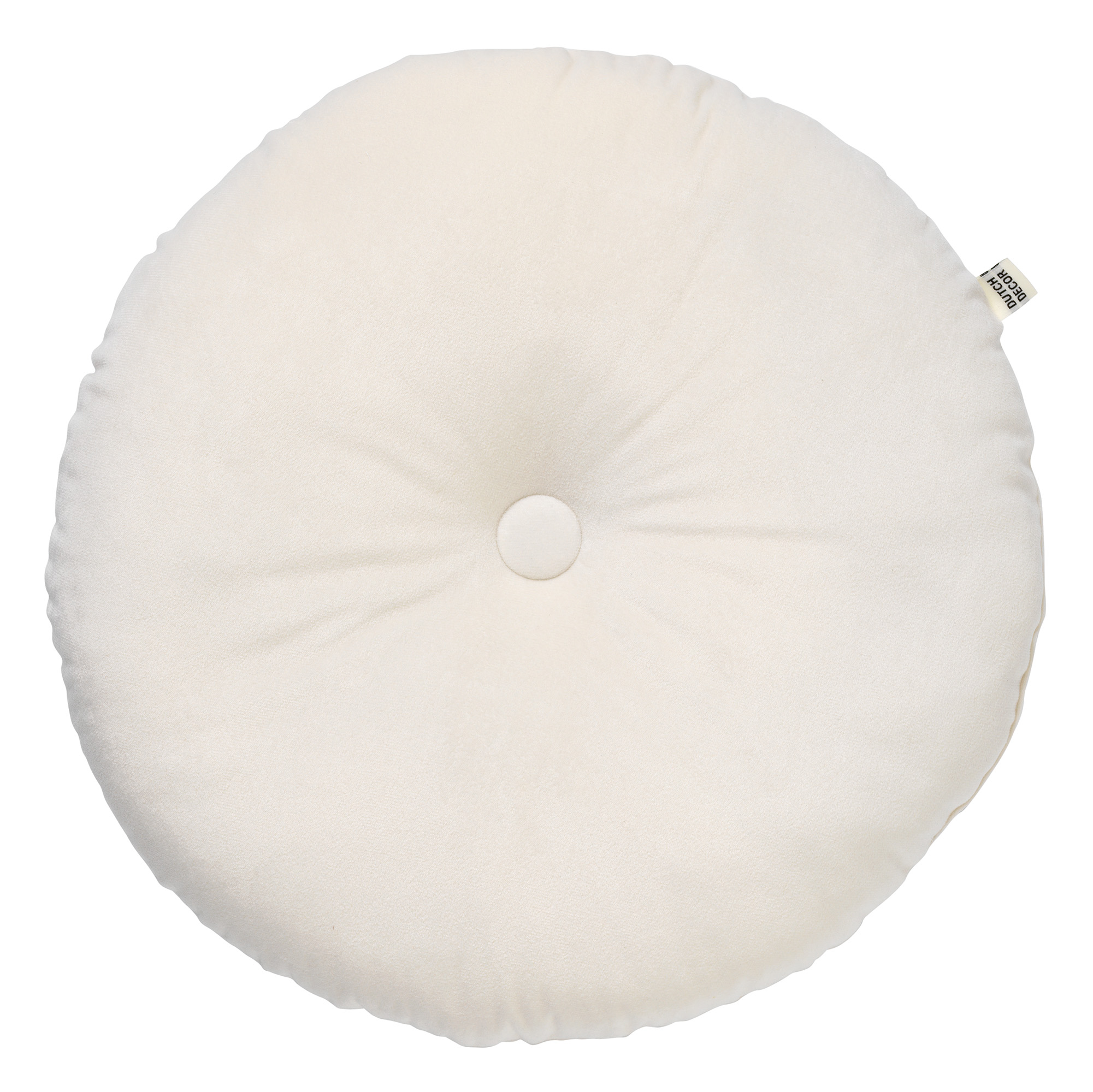 OLLY - Coussin rond en velours Snow White 40 cm 