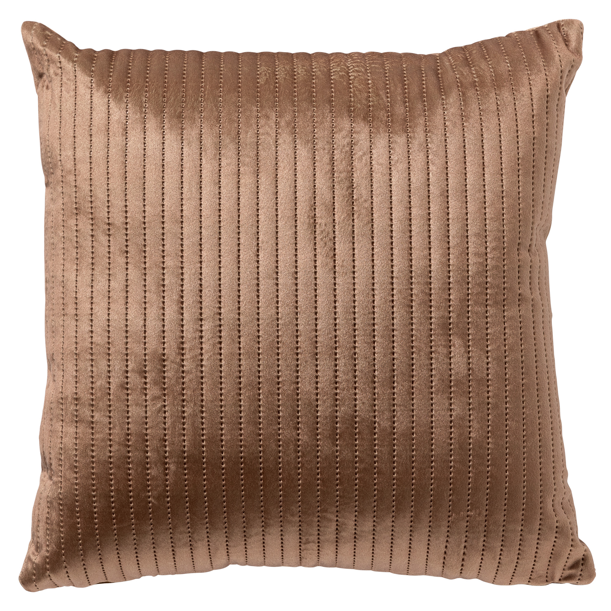 DAVID - Coussin 40x40 cm Tobacco Brown - marron