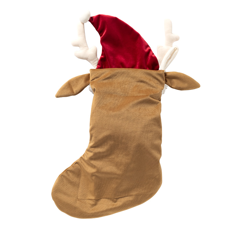 RUDOLPH REINDEER    kerstsok - rendier - Tobacco Brown - bruin