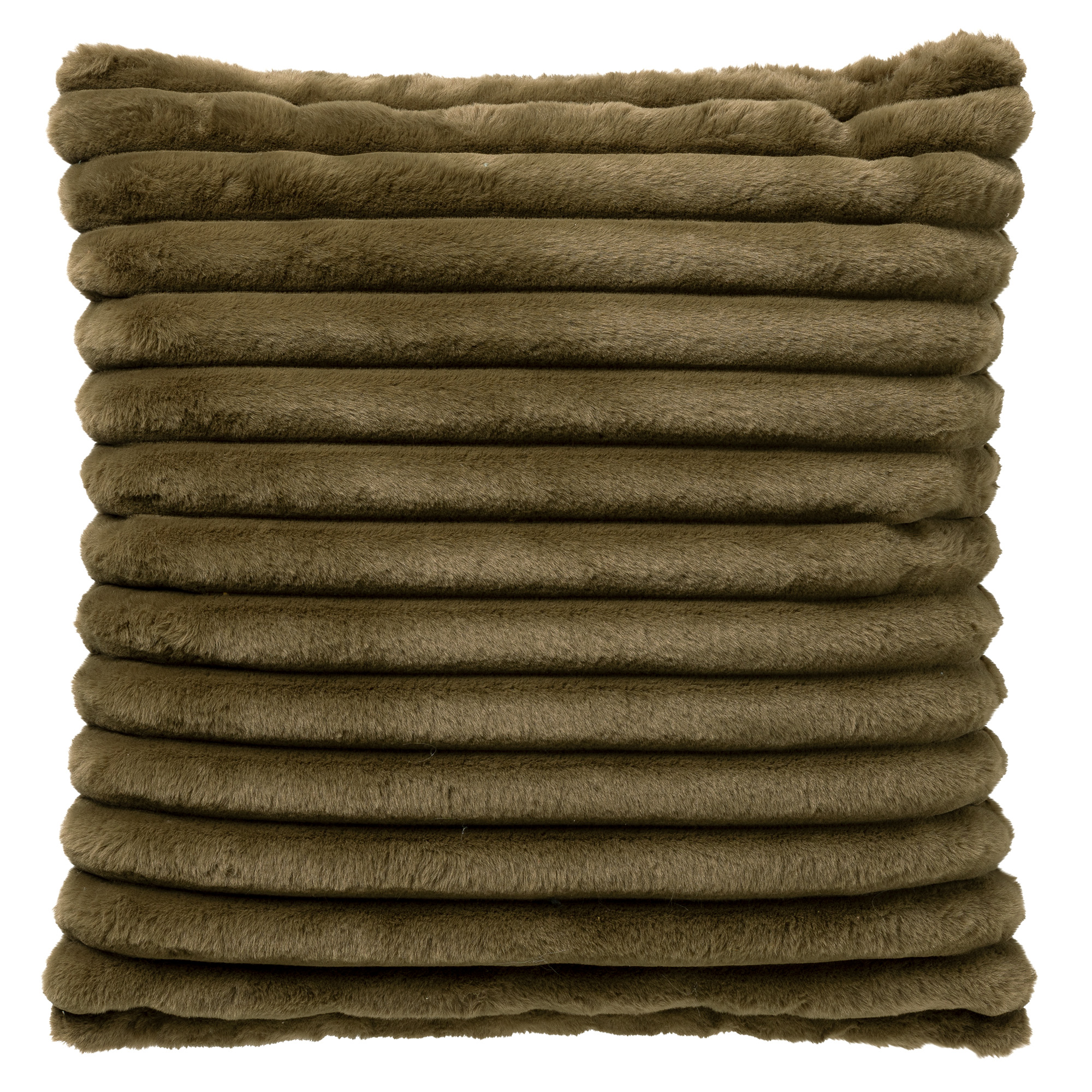 HAZEL - Housse de coussin 50x50 cm - Military Olive - vert