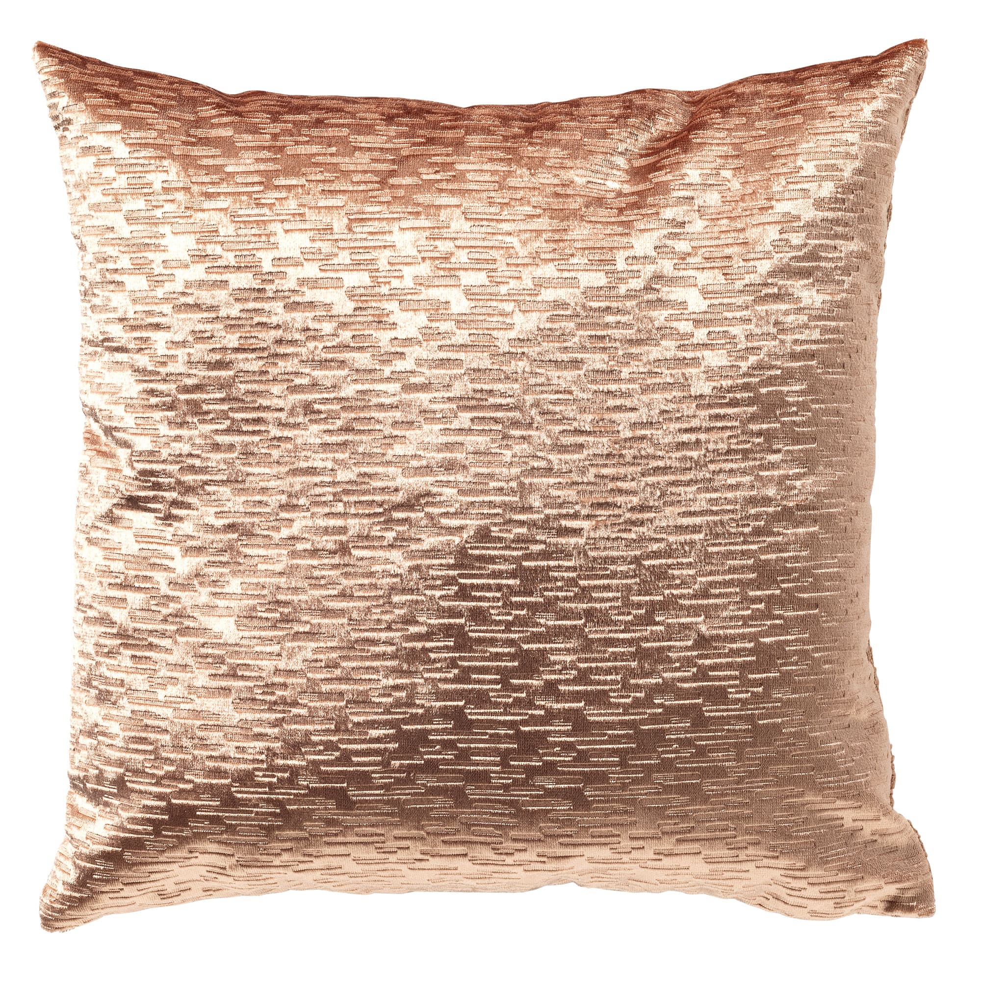 JADI - sierkussen 45x45 cm - met glans - Tawny Brown - bruin