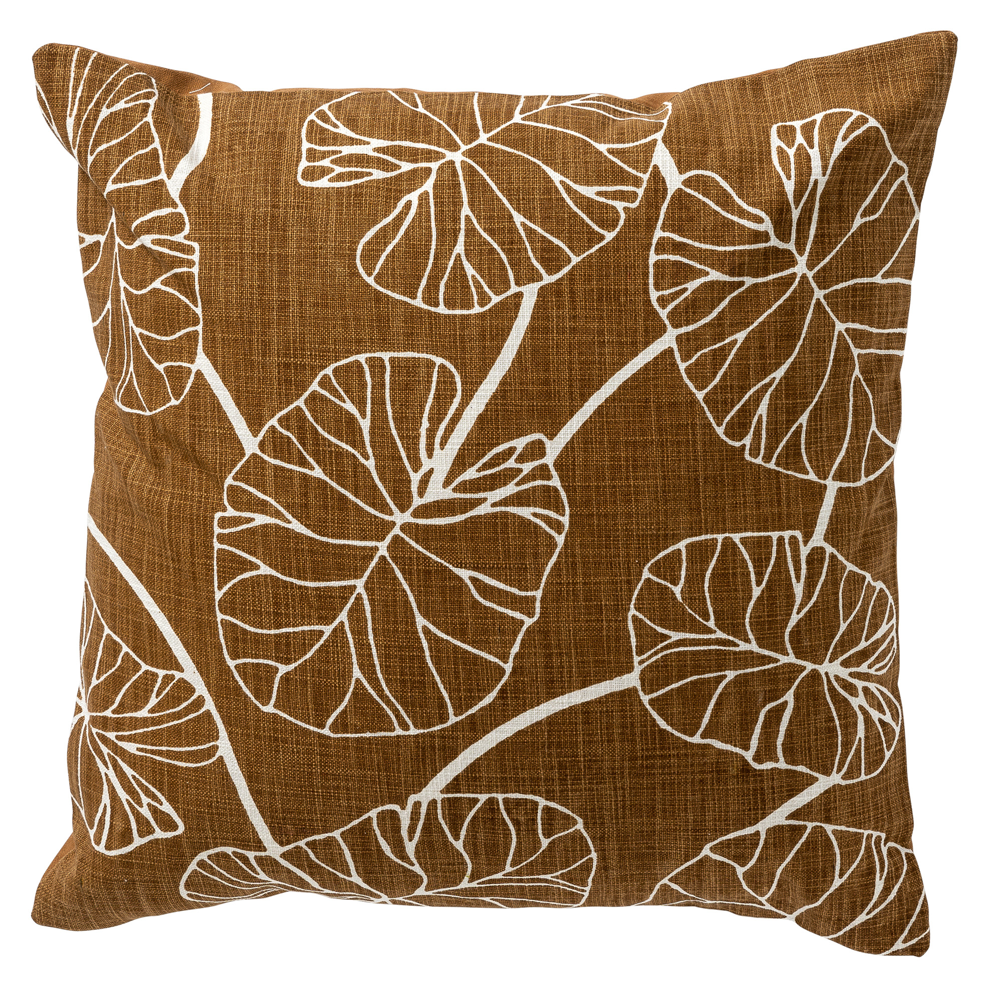 JULES - Cushion 45x45 cm Tobacco Brown - brown