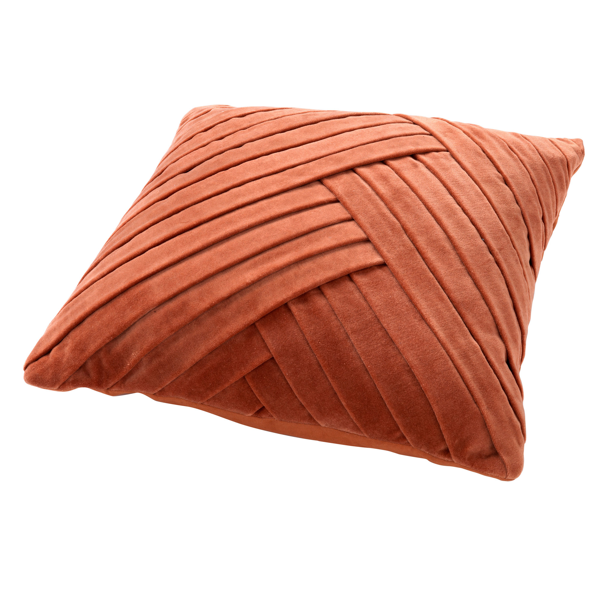 GIDI - Housse de coussin en velours Potters Clay 45x45 cm 