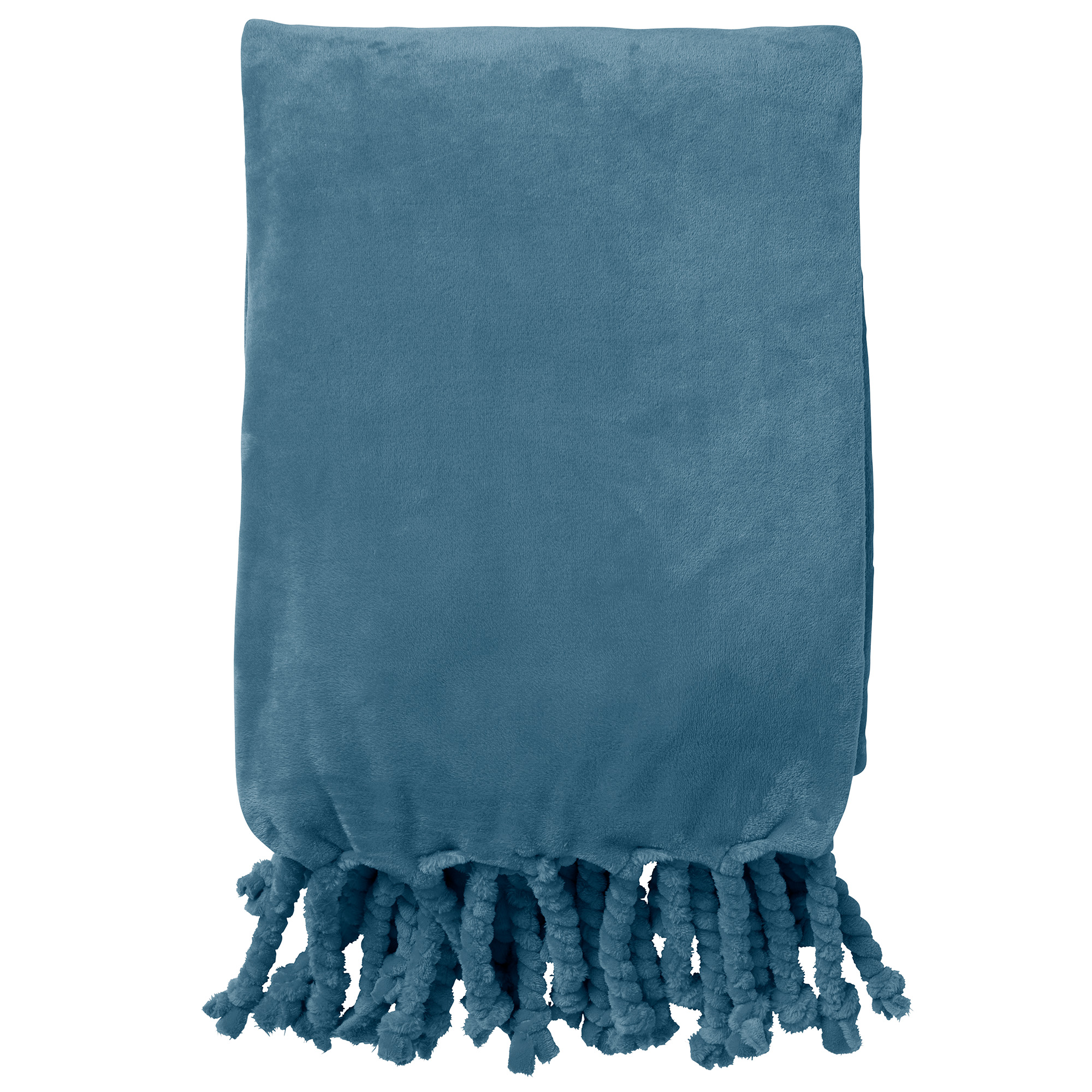 FLORIJN - Wohndecke Fleece 150x200 cm - Provincial Blue - blau