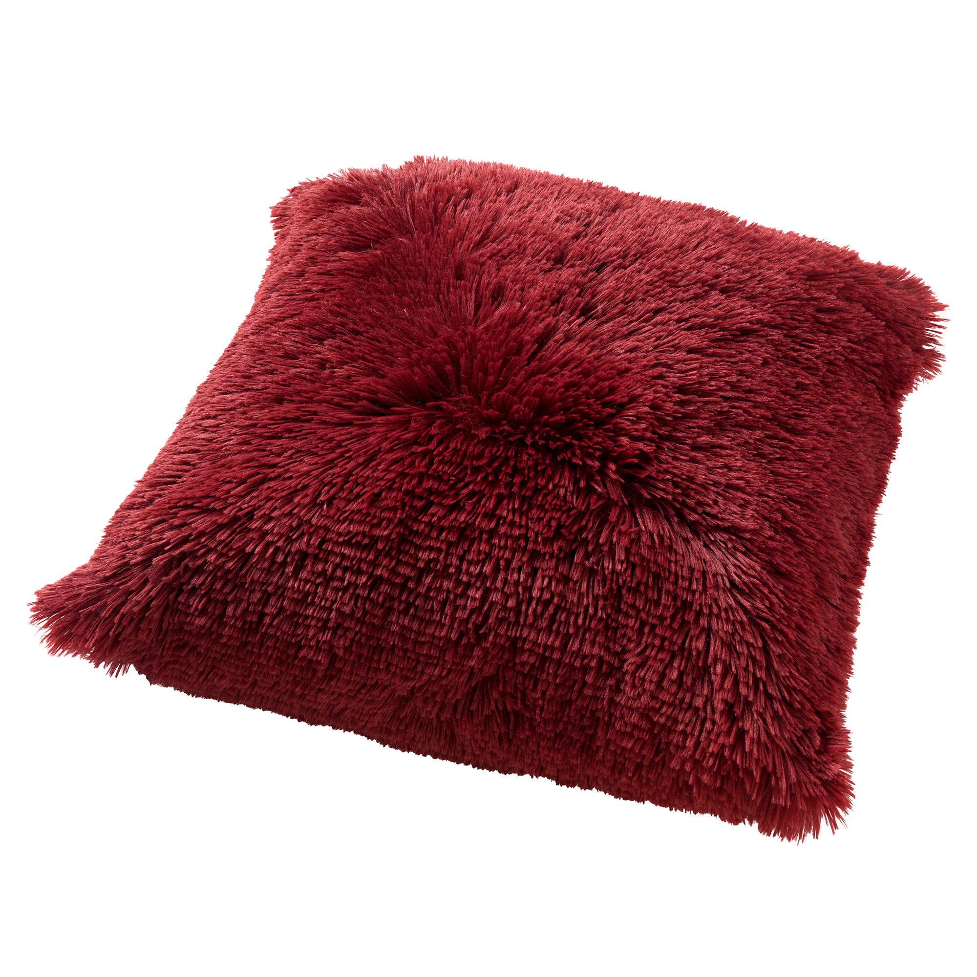 Fluffy red on sale pillows