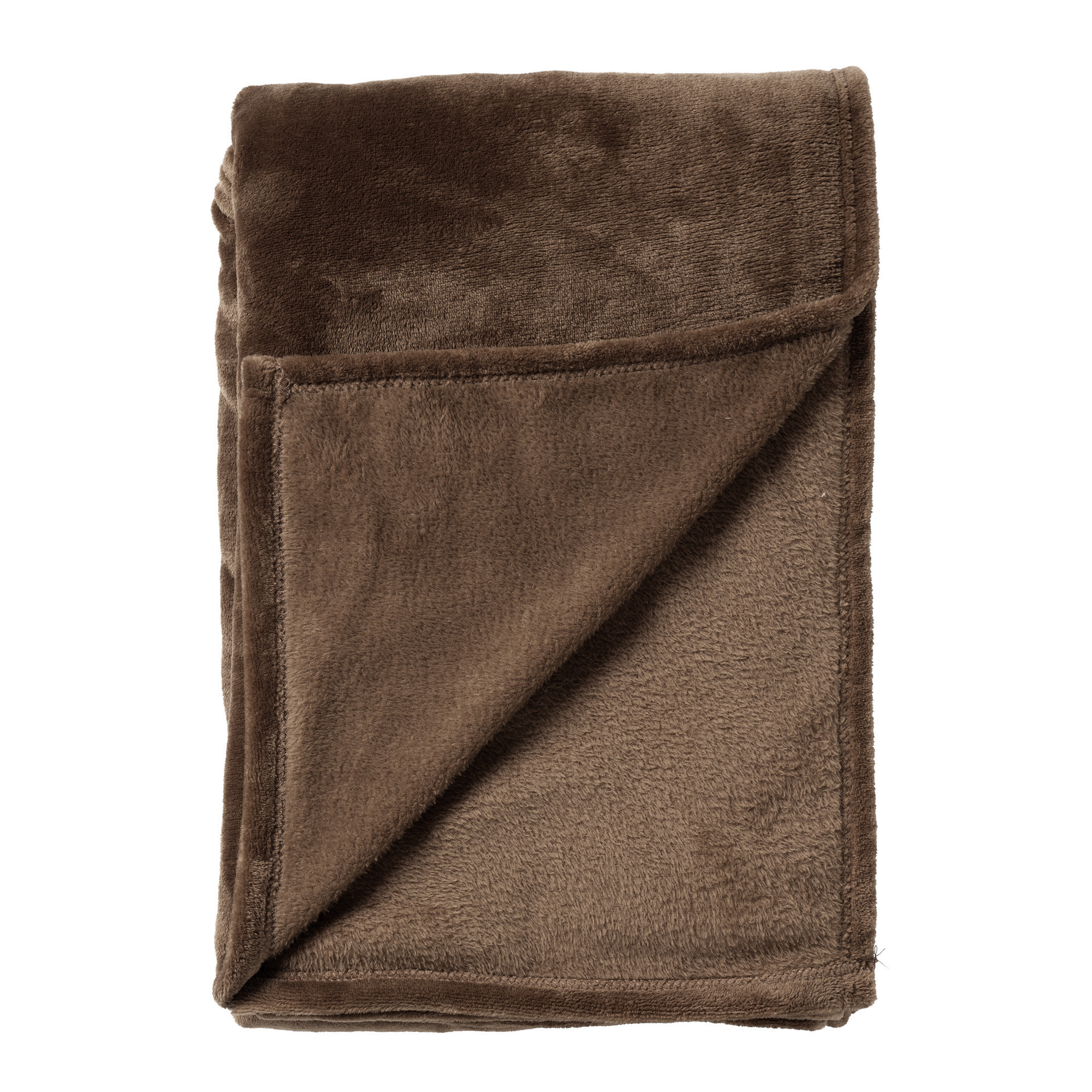 BILLY - Wohndecke Fleece 150x200 cm - Chocolate Martini - braun