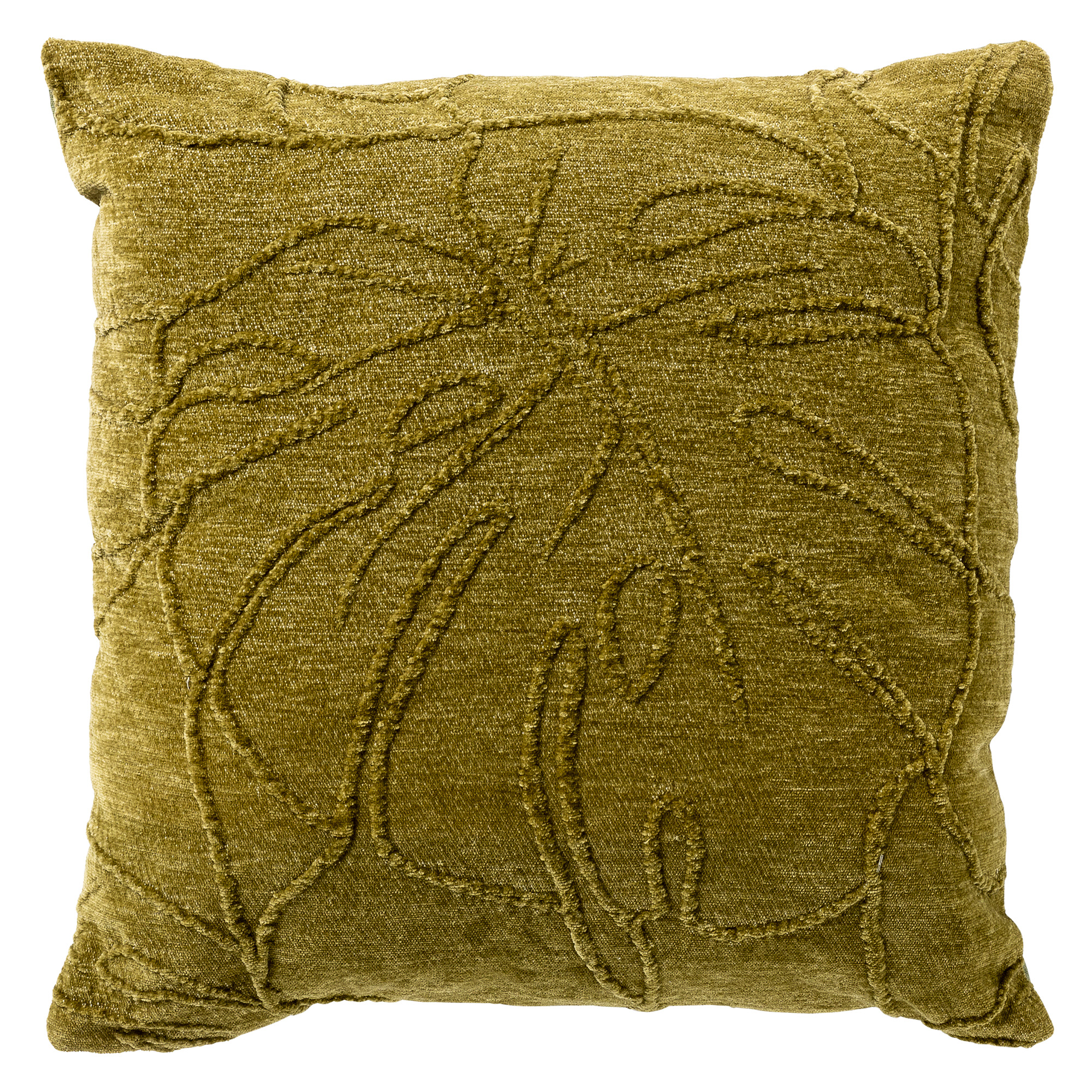 MAY - Cushion 45x45 cm Olive Branch - green