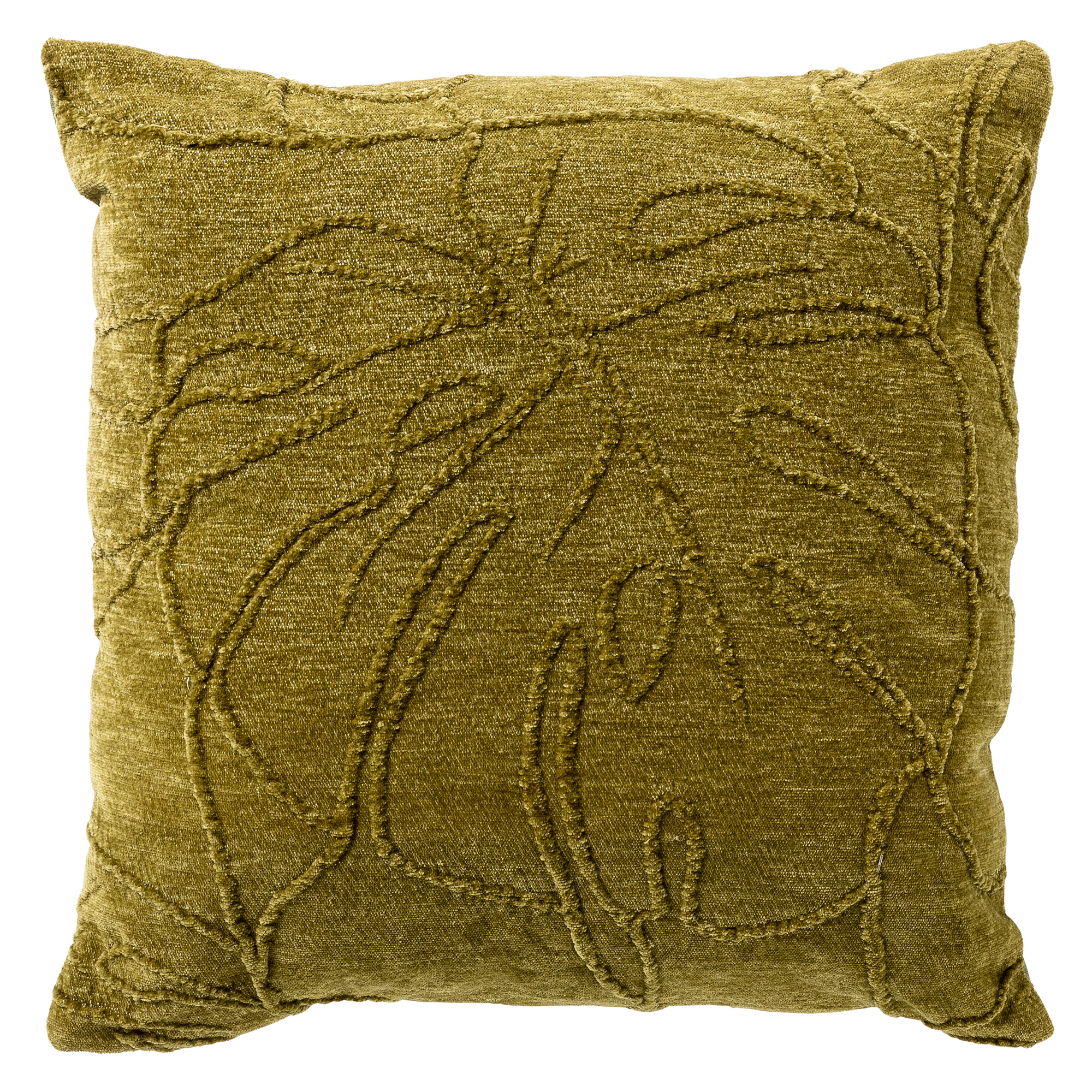 MAY - Cushion cover 45x45 cm Olive Branch - green