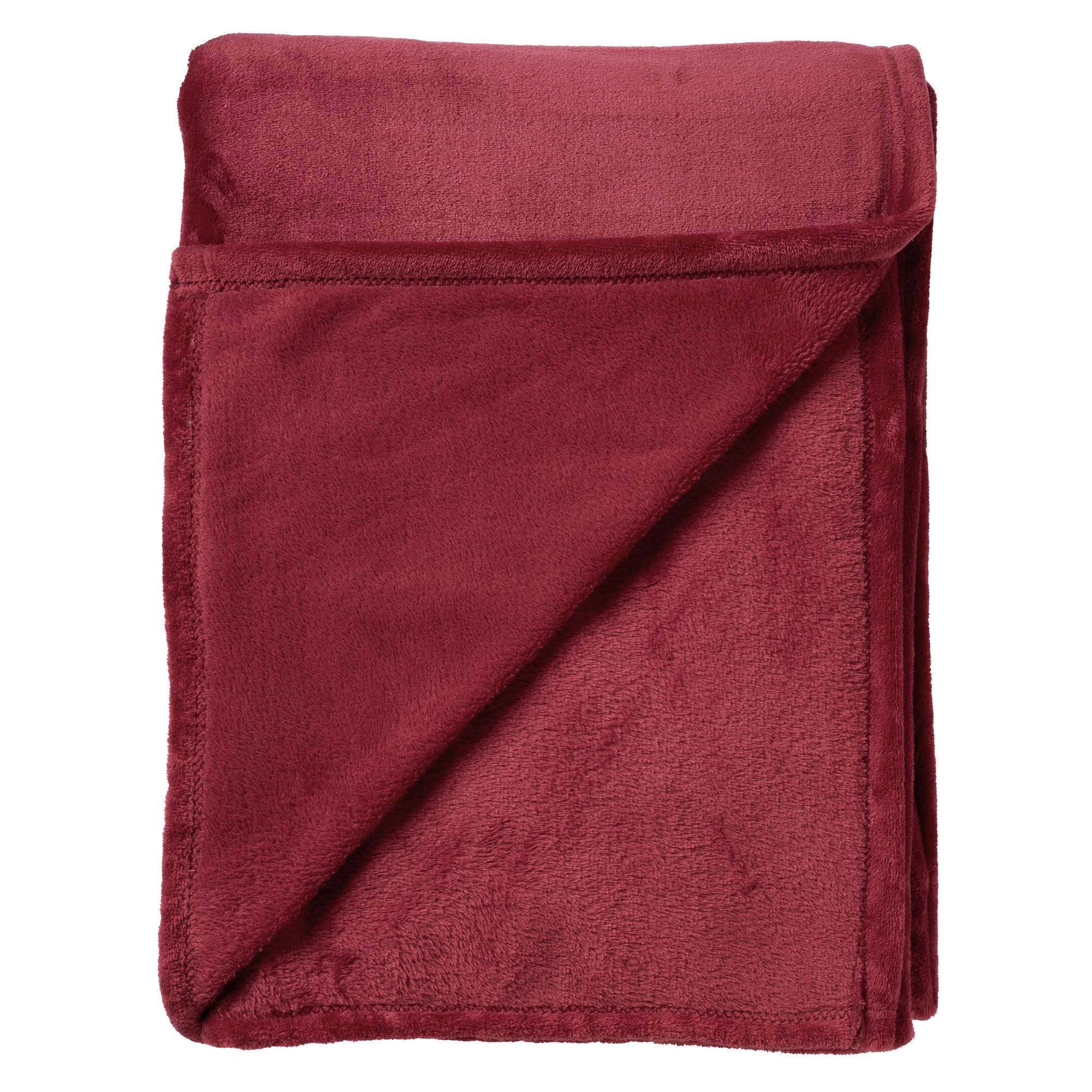 CHARLIE - Plaid 200x220 cm Merlot - red 