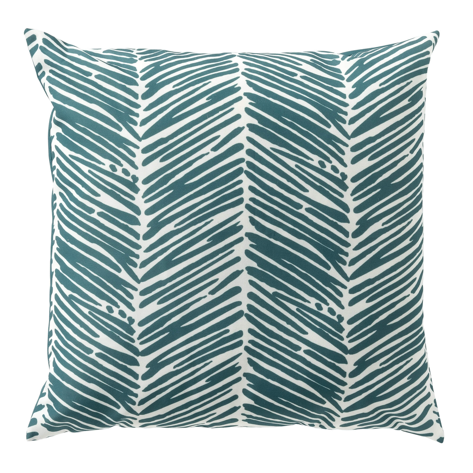 DEAN - Outdoor Cushion 45x45 cm - Sagebrush Green - green and white