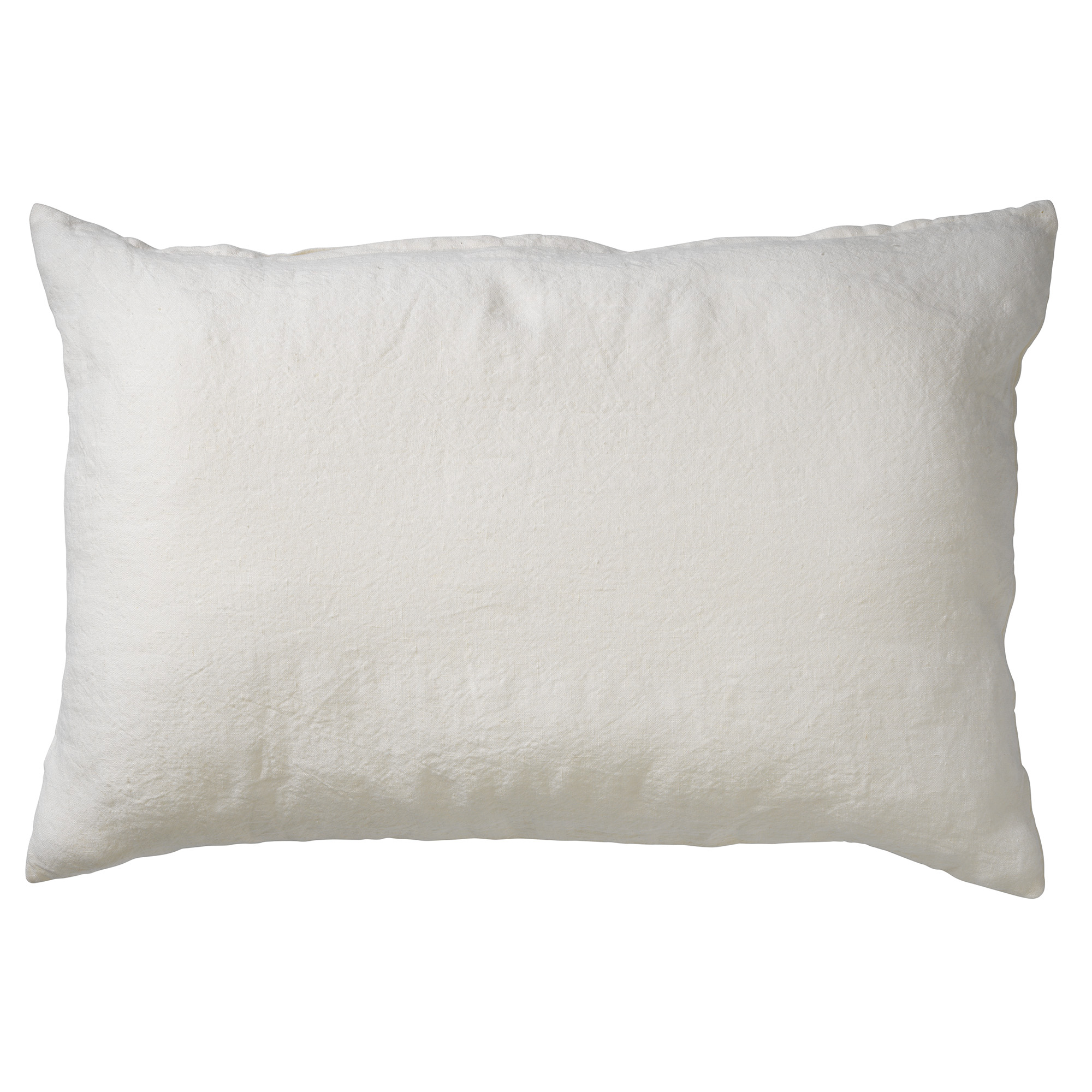 LINN - Coussin en lin Snow White 40x60 cm 