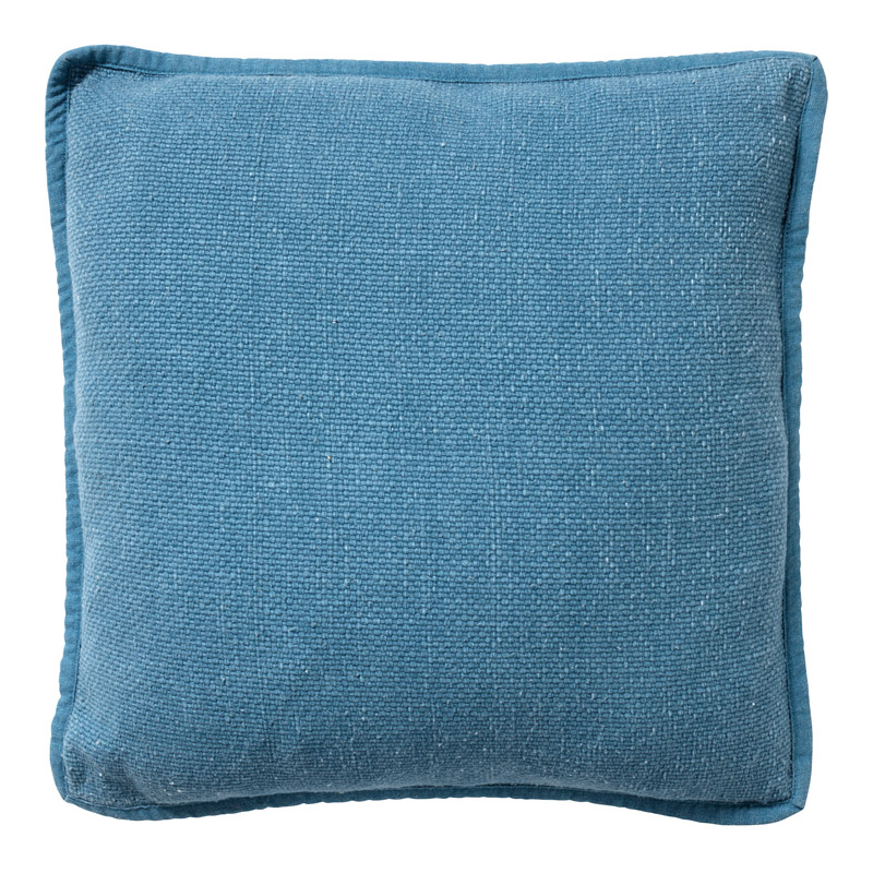 BOWIE - Dekokissen Baumwolle  mit stone-washed optik Provincial Blue 45x45 cm
