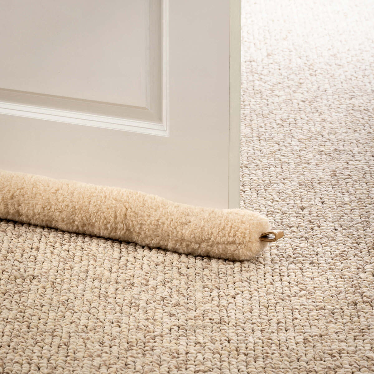 LOTUS - Draught Excluder 90x8x7 cm - Whitecap Gray - grey