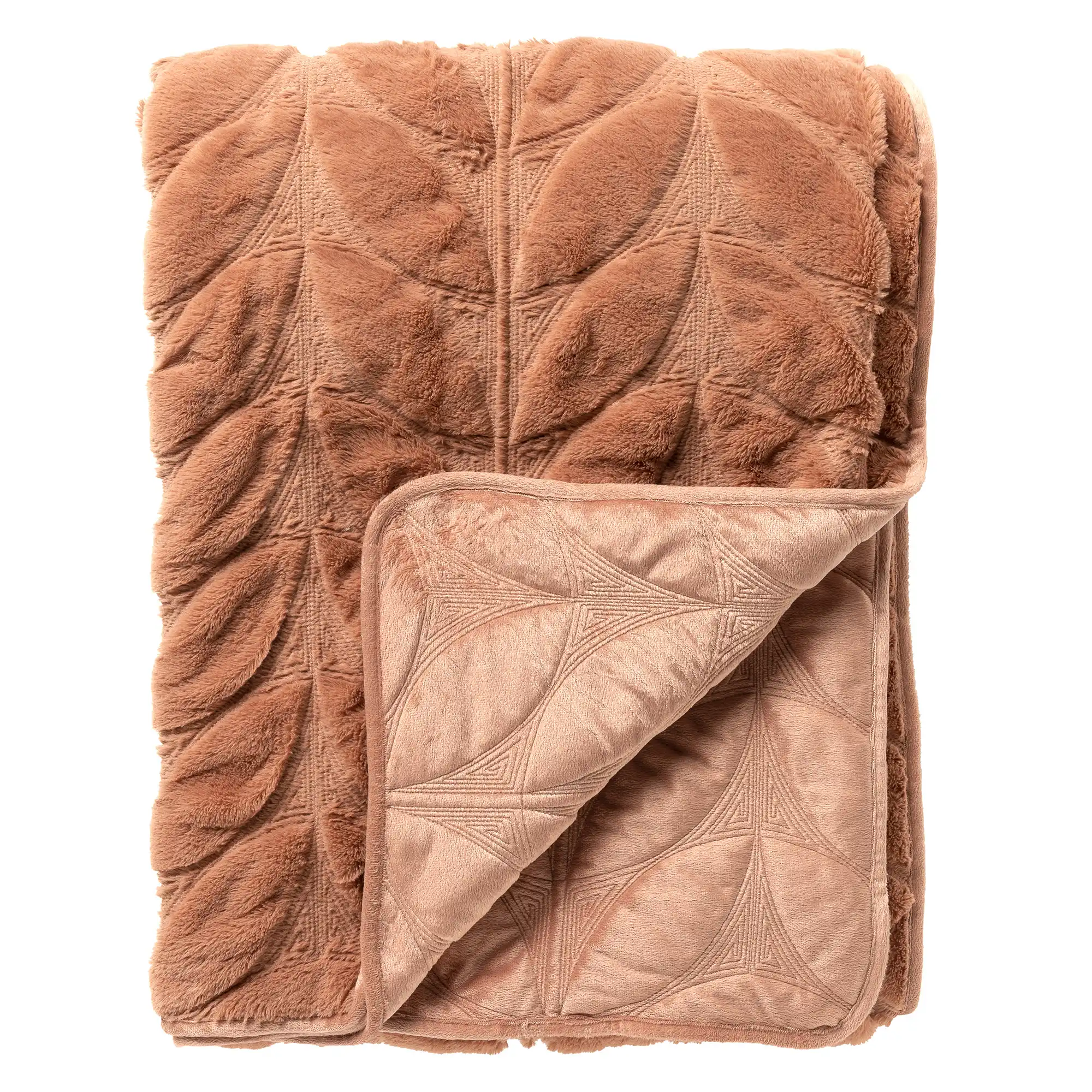 AYANA - Bedspread 200x220 cm - Cork - pink