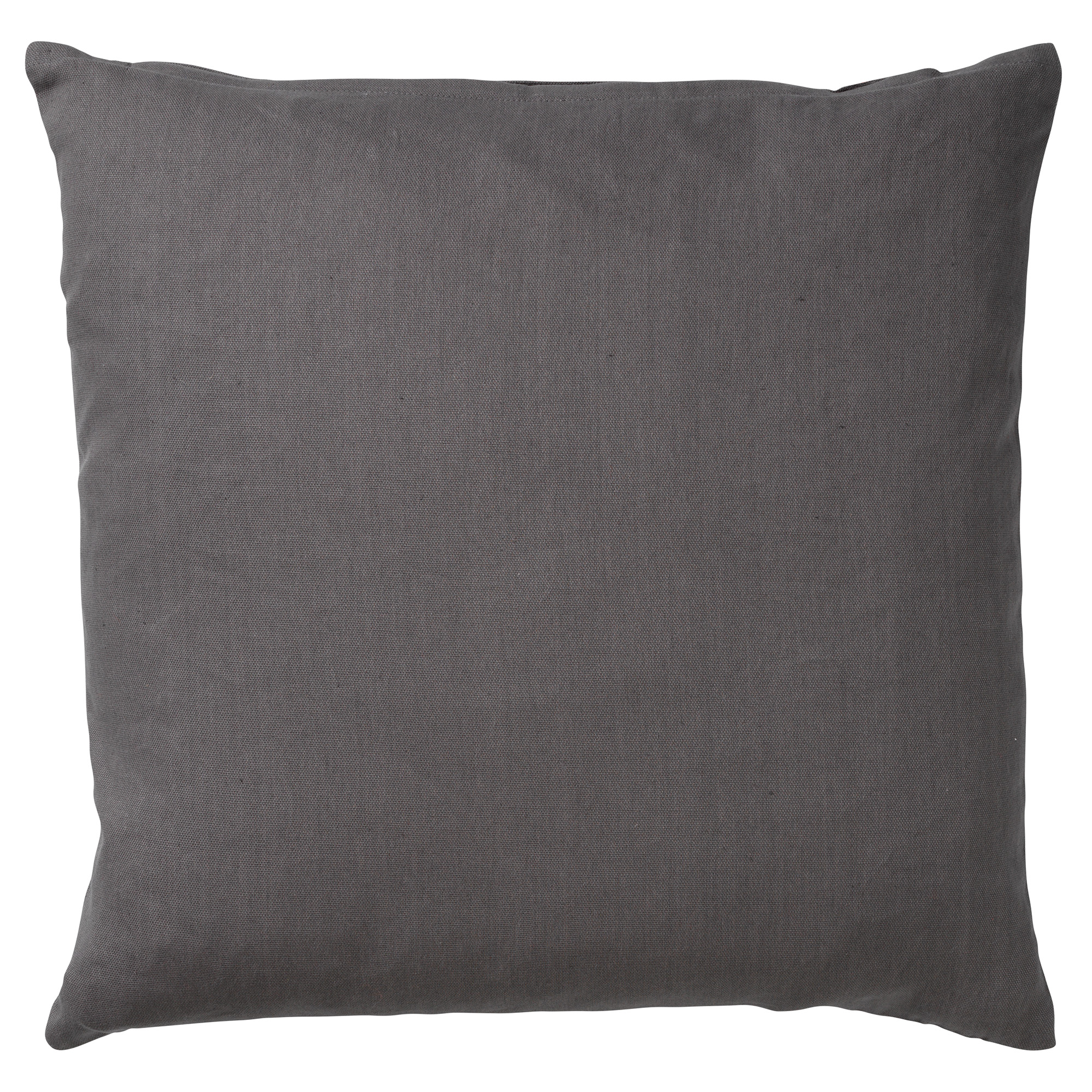 JAMES - Coussin en coton Charcoal Gray 45x45 cm 