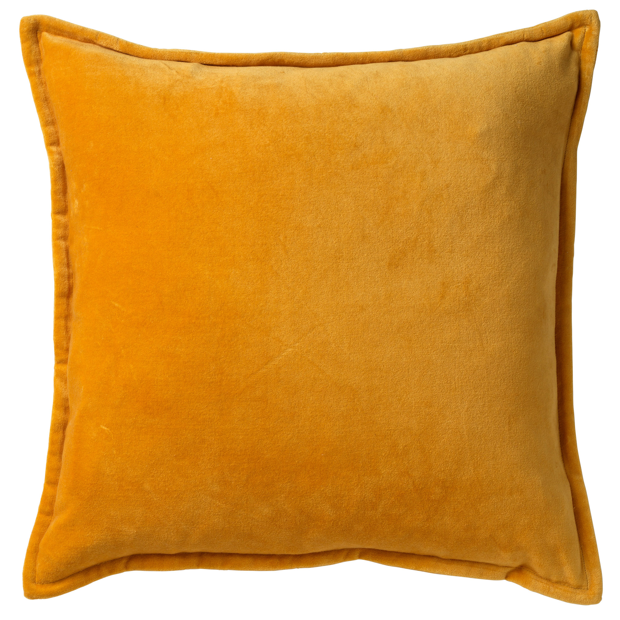 Cushion Caith 50x50 cm | Cotton velvet | Golden Glow