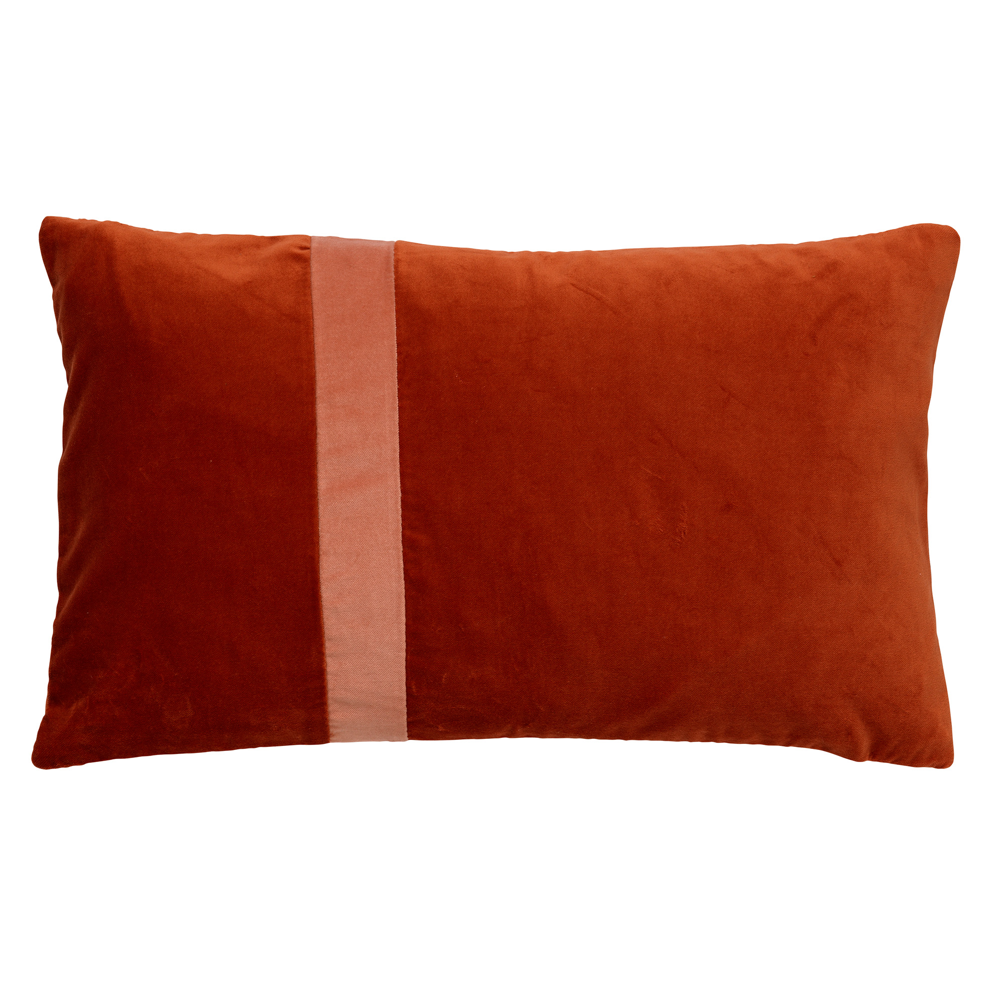 PIPPA - Coussin en velours Potters Clay 30x50 cm 