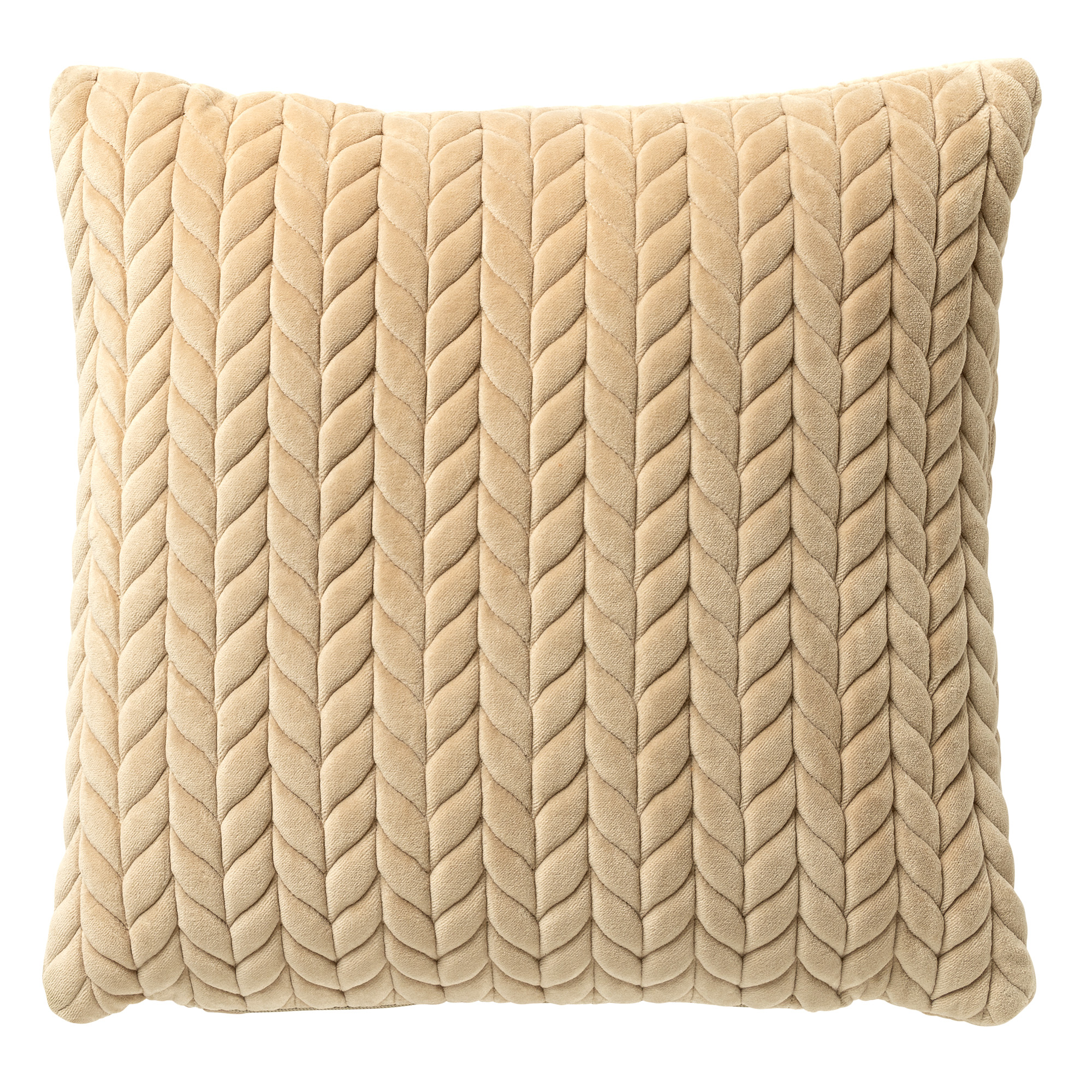 MELINA - Housse de coussin 45x45 cm - Irish Cream - beige