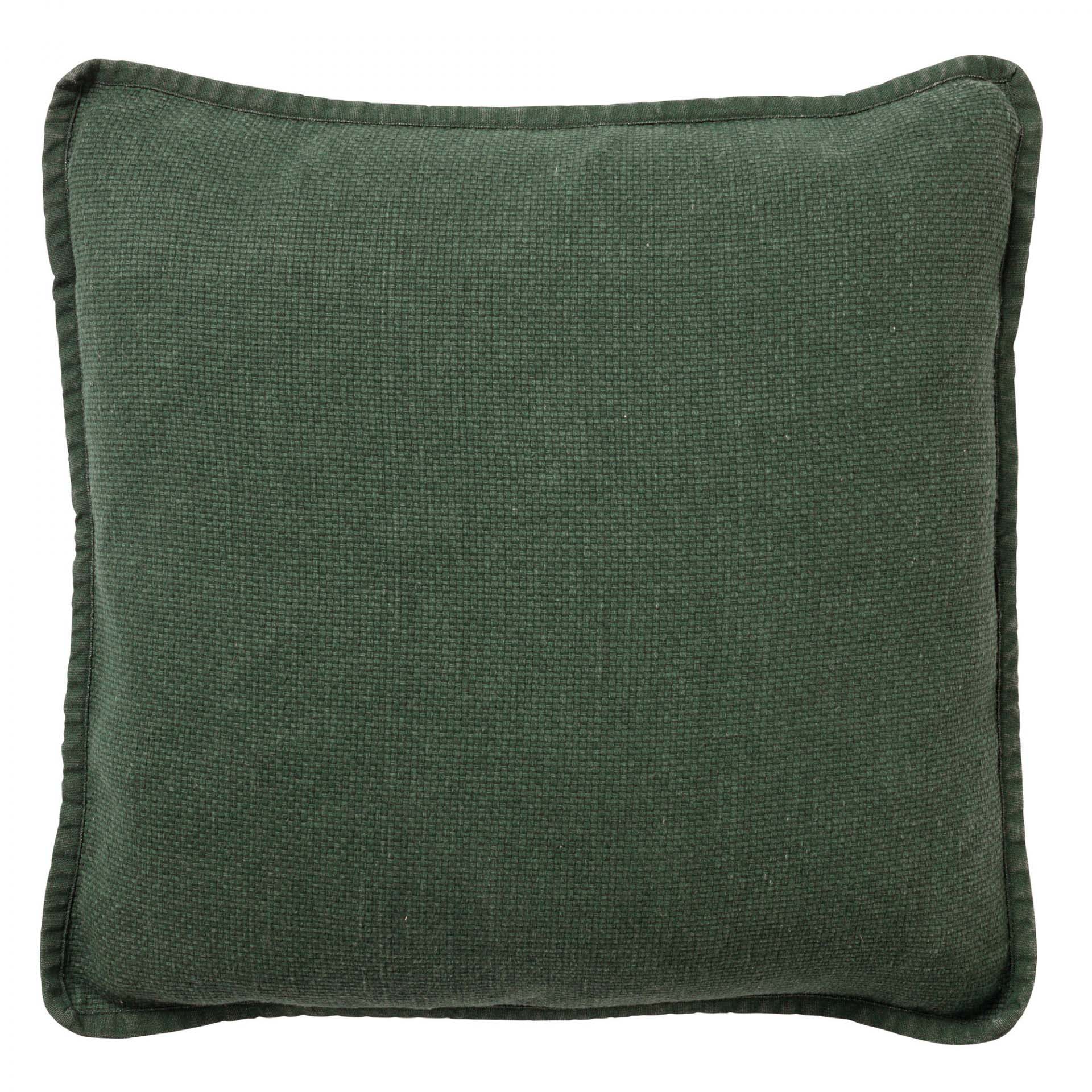 BOWIE - Cushion washed cotton 45x45 cm Mountain View
