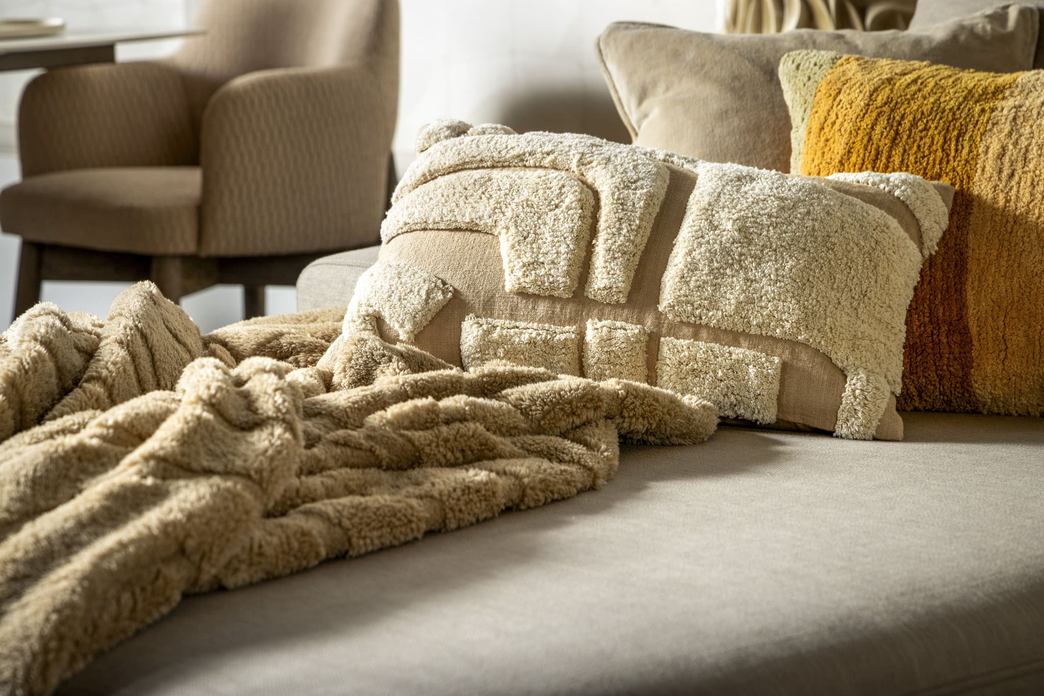 LESLIE - plaid 150x200 cm - Irish Cream - beige