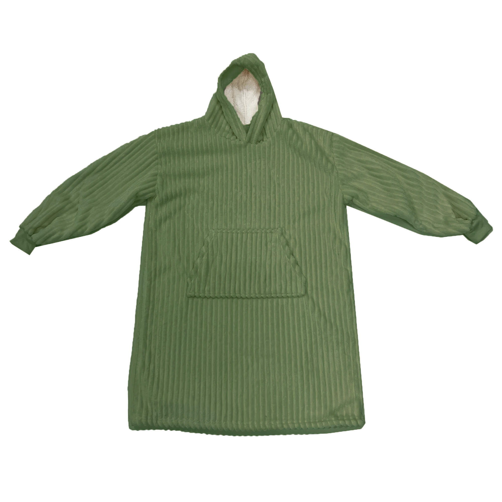 JUNO - Oversized Hoodie - 70x110 cm - Kapuzenpulli & Decke in einem - herrlich weich - unisex - Green - grün - 1 stück
