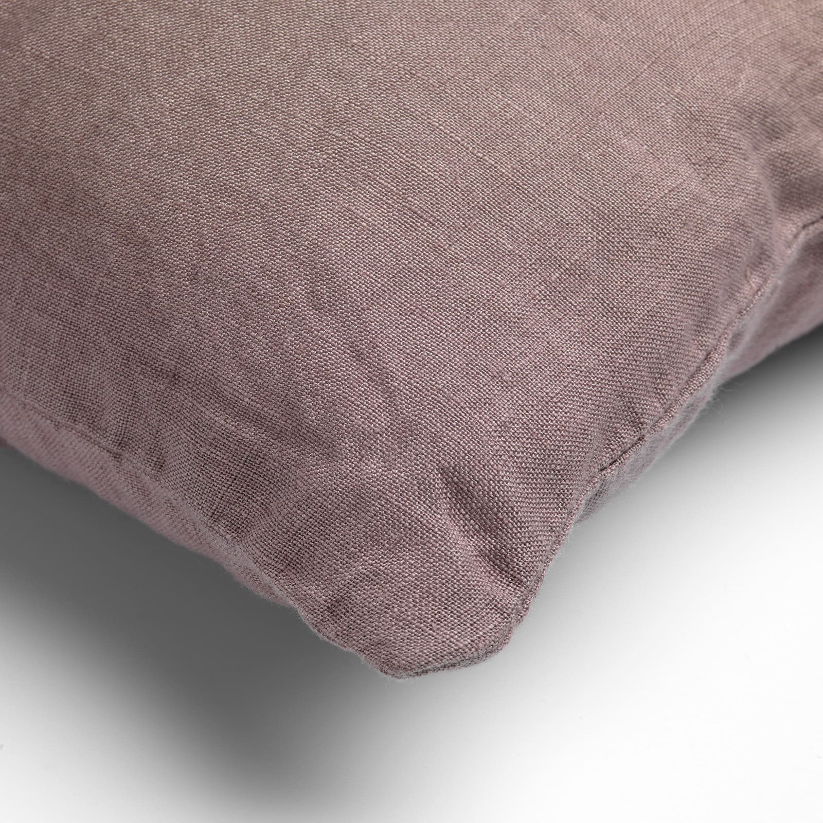 LINN - Sierkussen 45x45 cm - 100% linnen - effen kleur - Driftwood - taupe