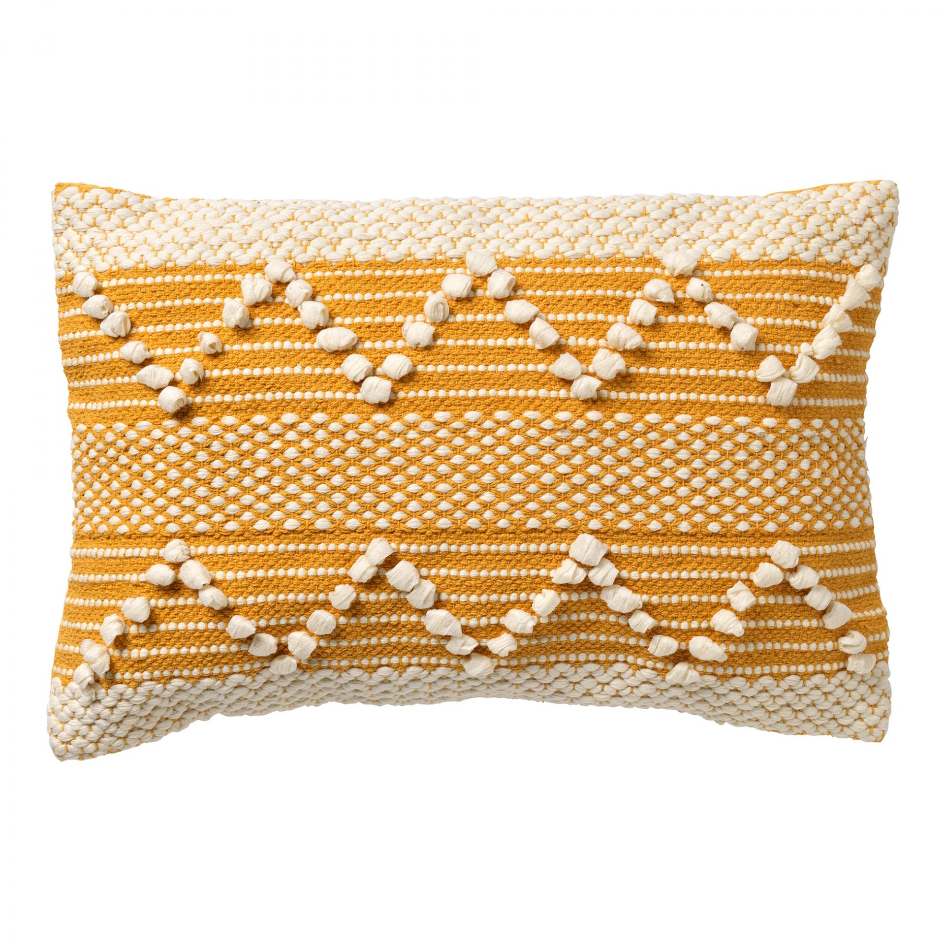 JULIUS - Cushion cotton 40x60 cm Golden Glow - yellow