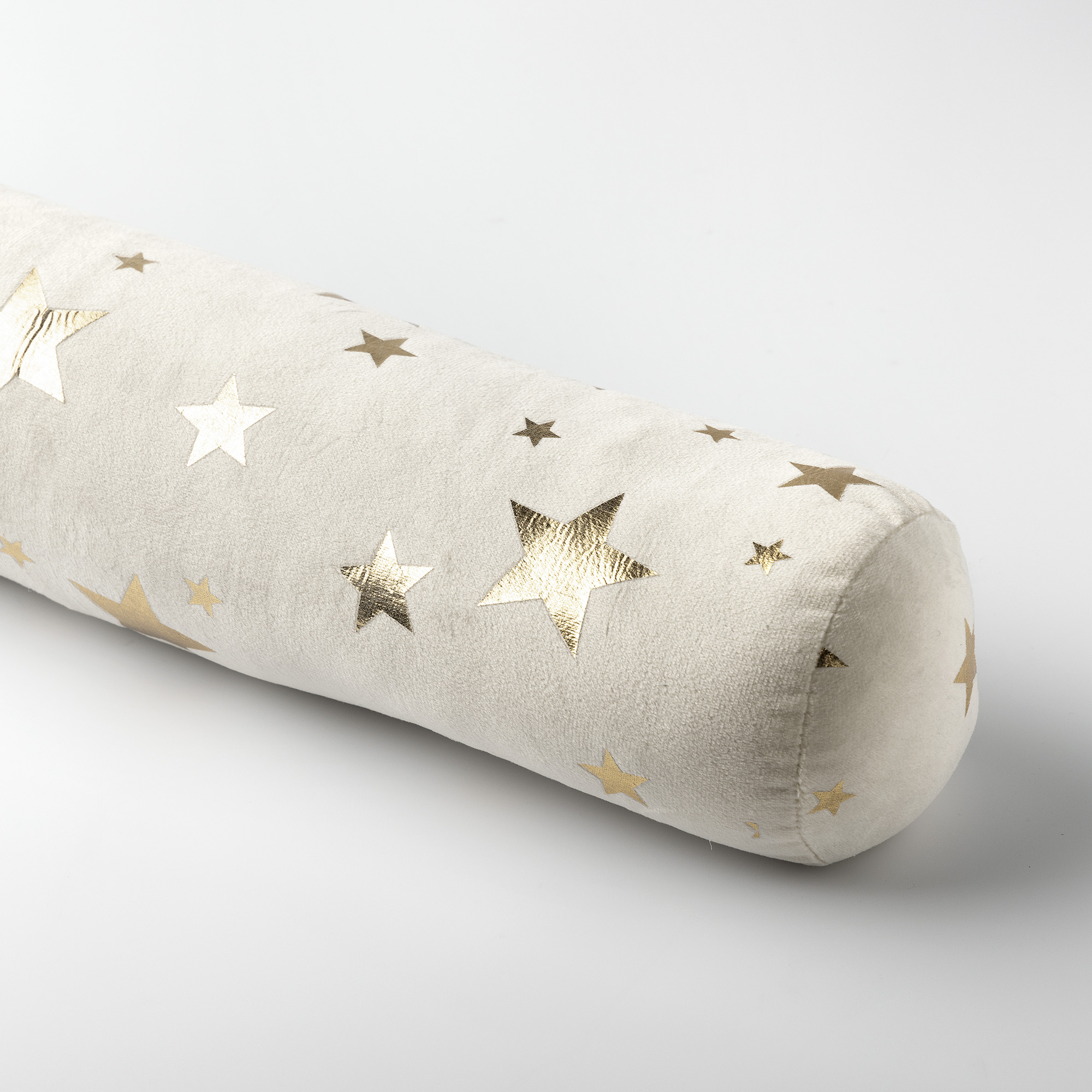 STARS - Boudin de porte 90x10 cm - Boudin de porte avec étoiles - Whisper White - blanc