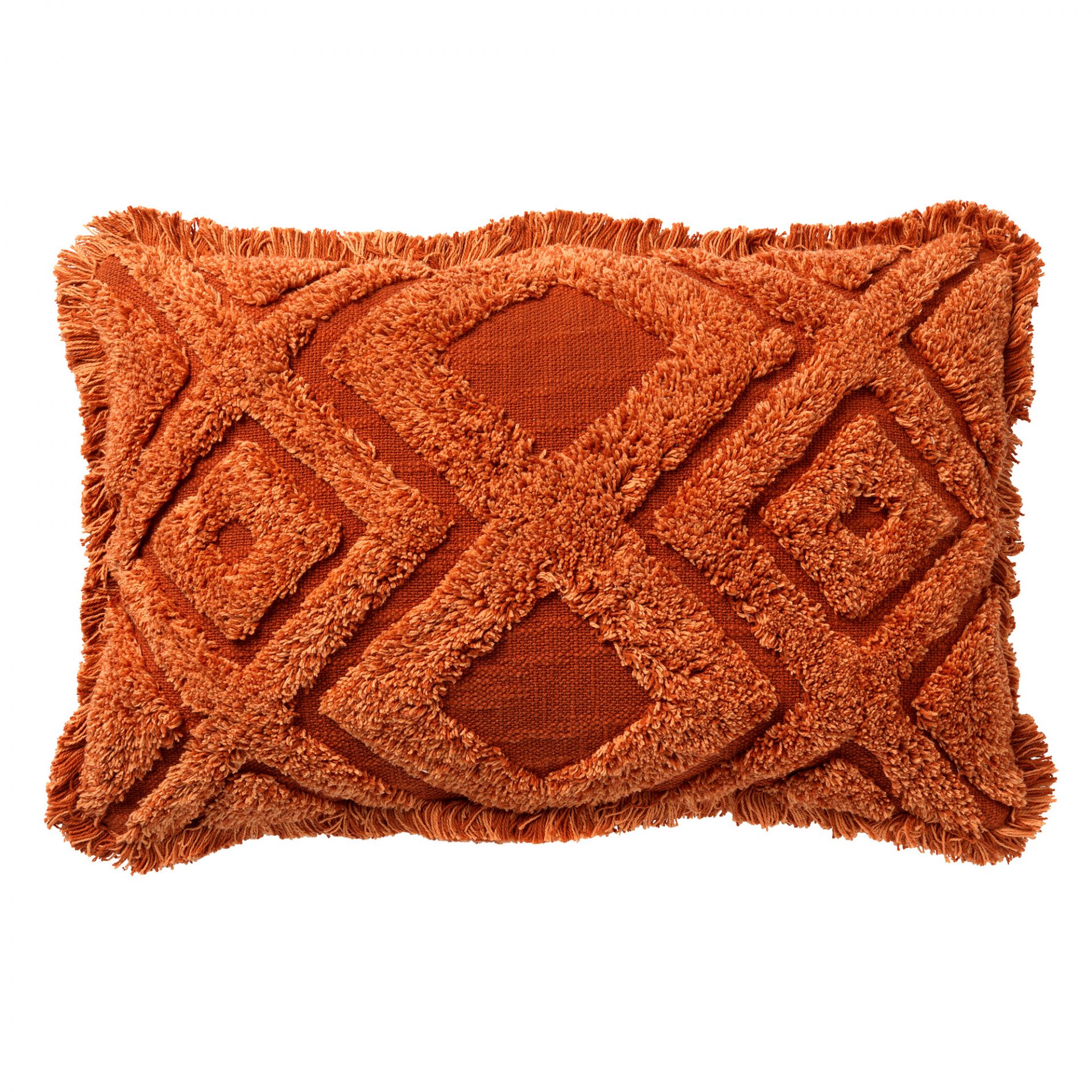 BOHO - Cushion cotton 40x60 cm Potters Clay - orange