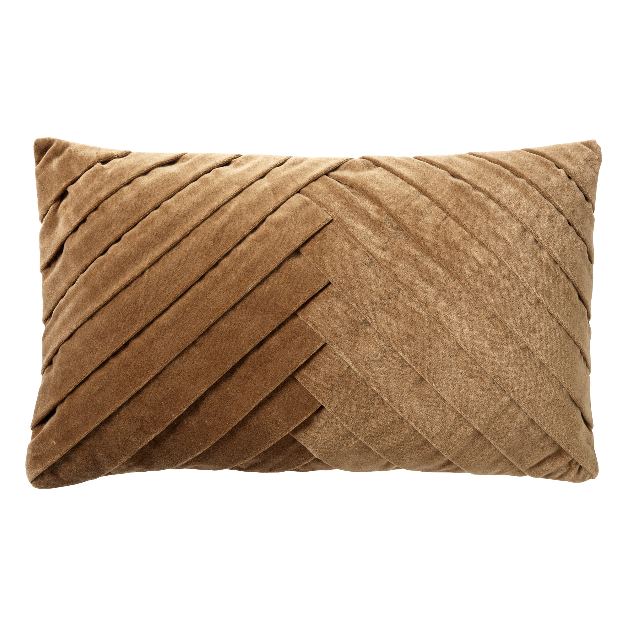 FEMM - Housse de coussin en velours 30x50 cm - Tobacco Brown