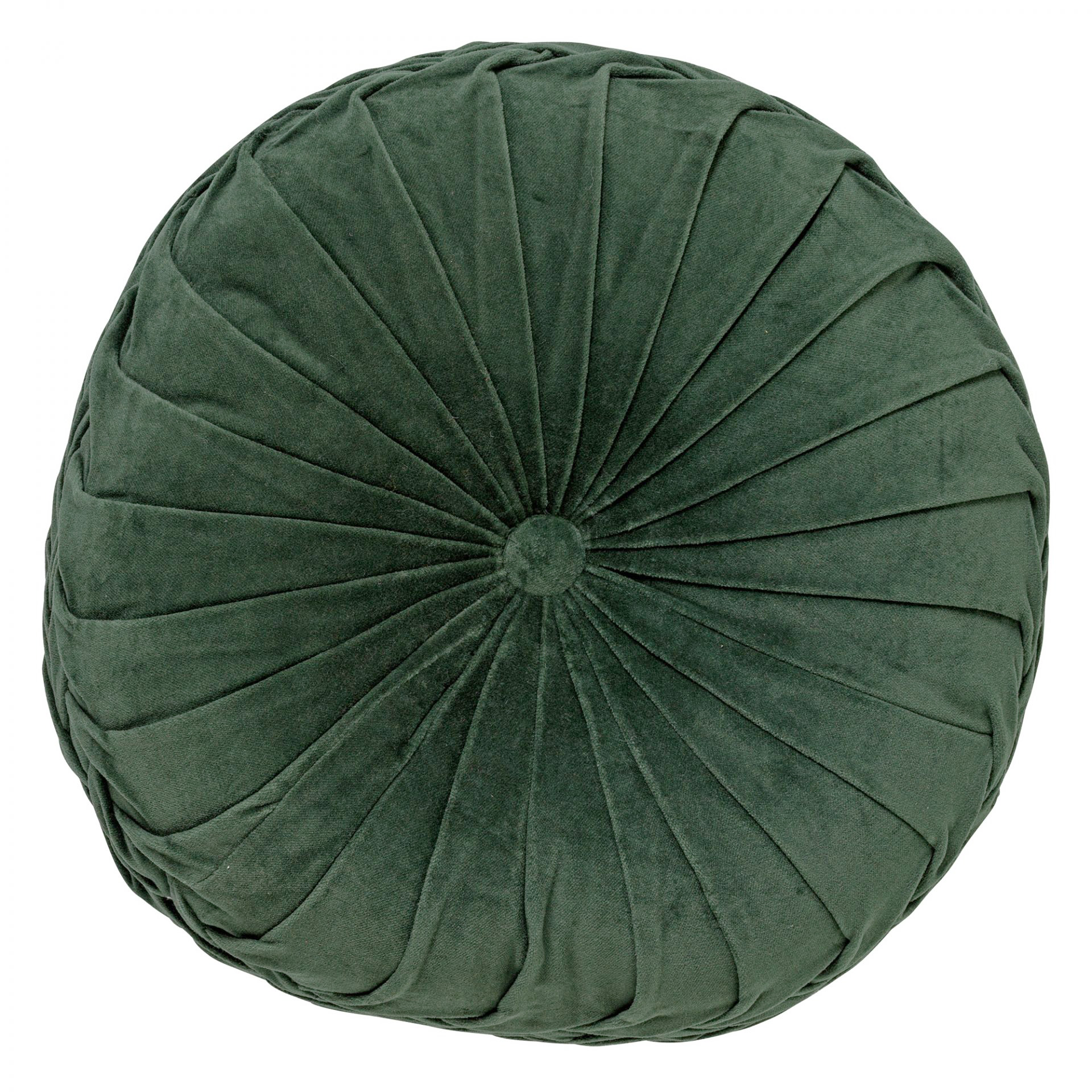 KAJA - Coussin rond en velours Mountain View 40cm