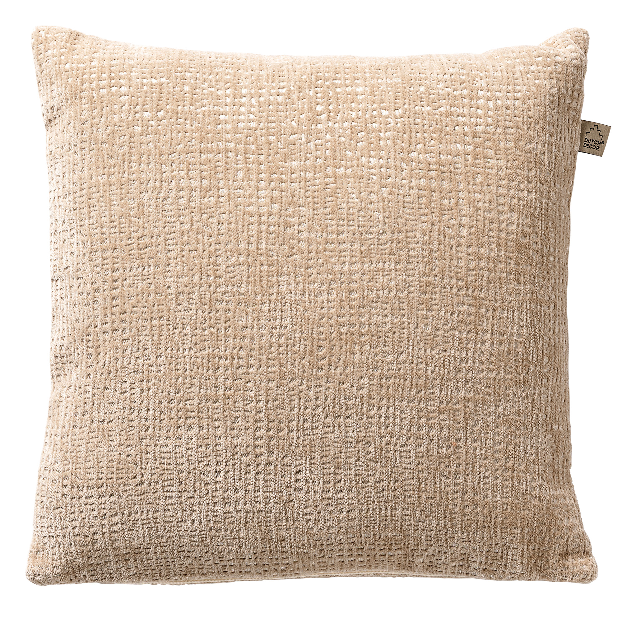 SIBIL - Sierkussen 45x45 cm - Irish Cream - beige
