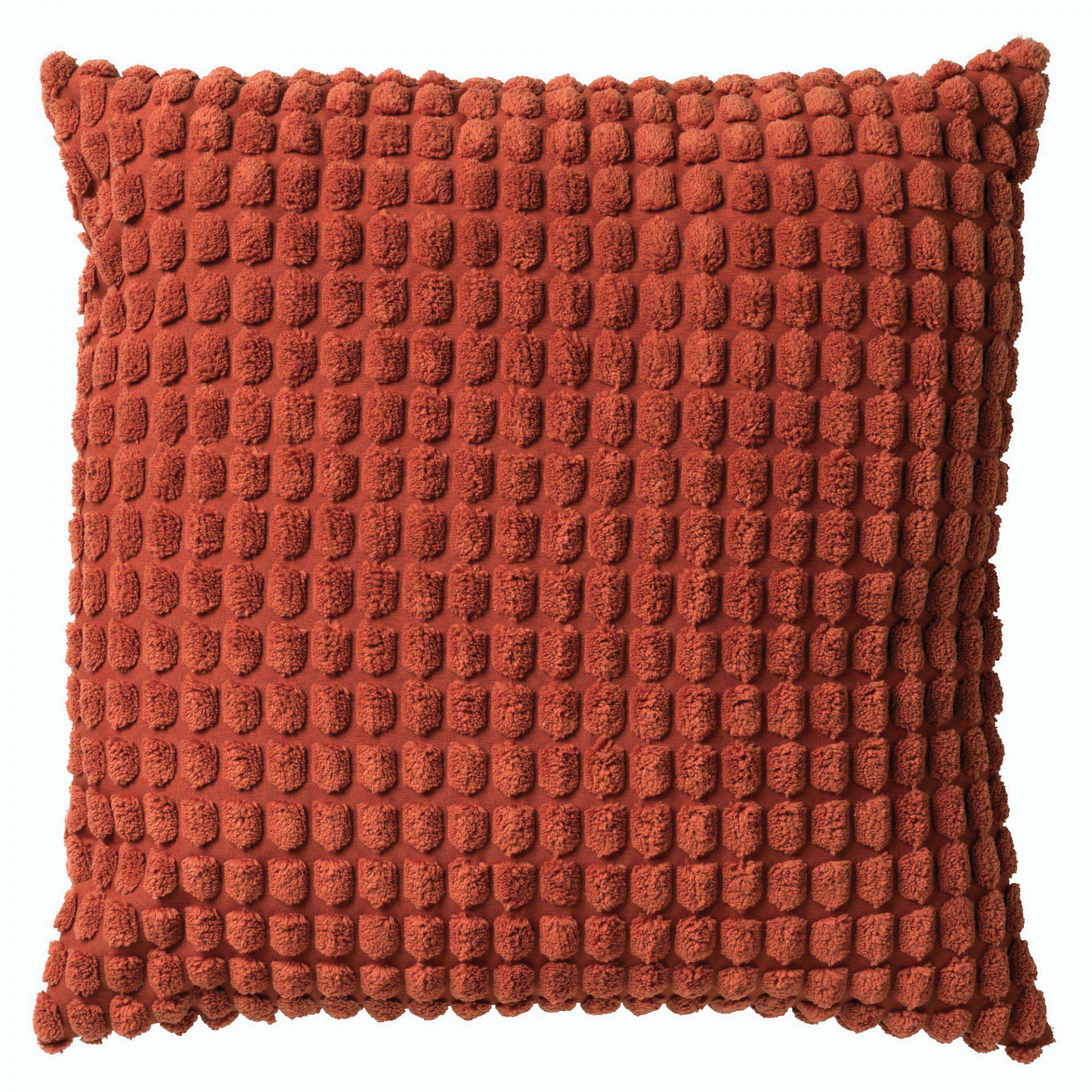 ROME - Cushion 45x45 cm Potters Clay - orange-terracotta