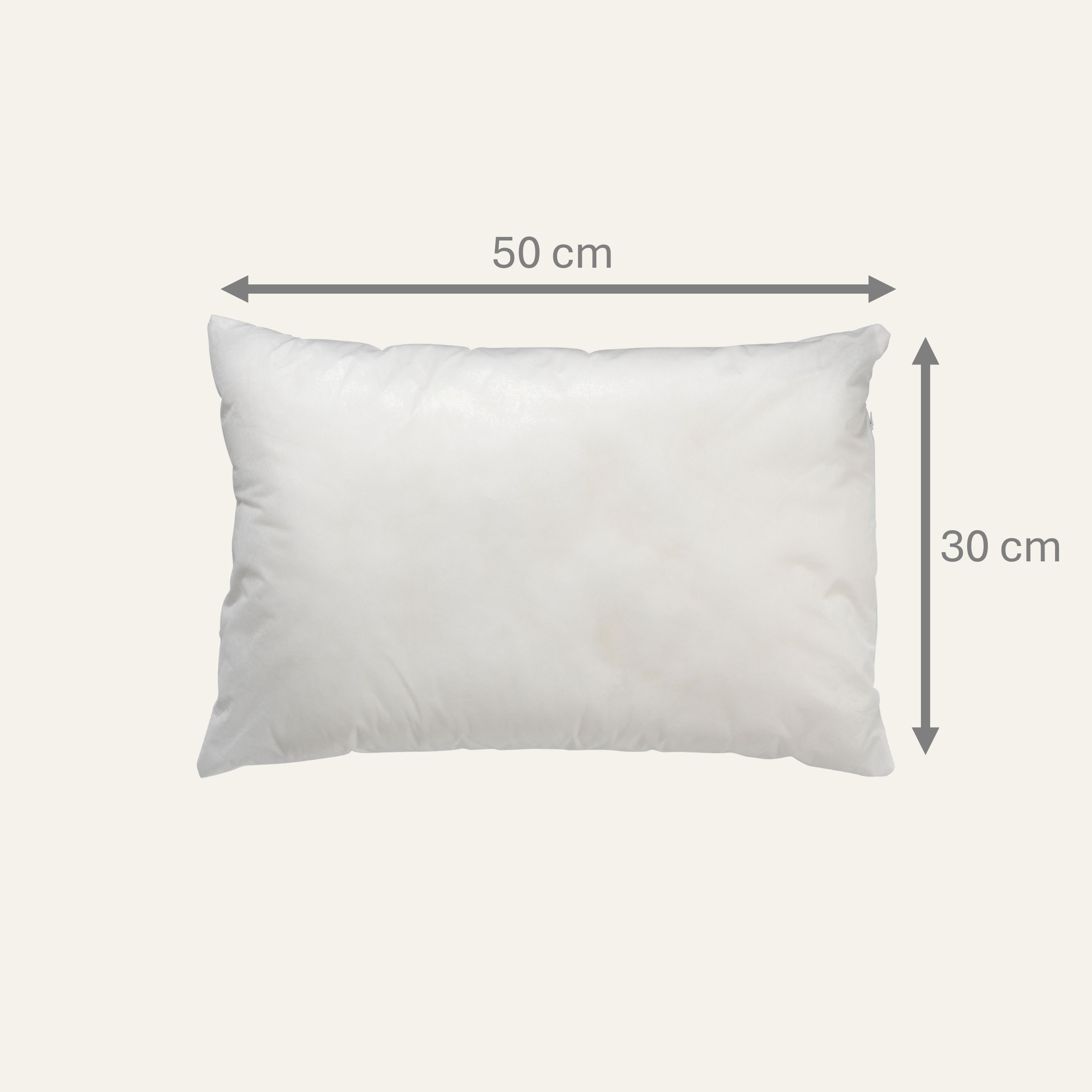 COUSSIN INTÉRIEUR - Coussin de garnissage - 30x50 cm - 100% polyester - 240 grammes