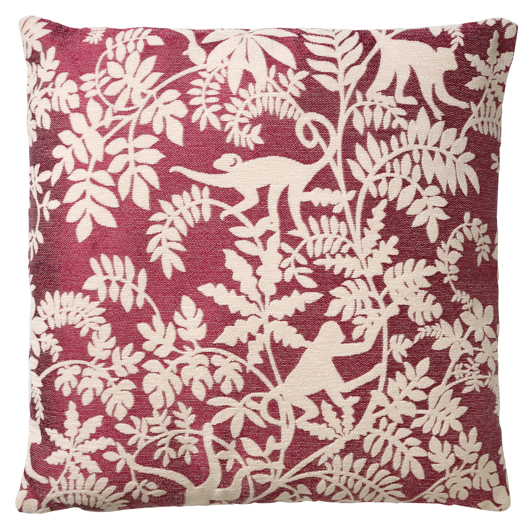 ABU - Cushion 45x45 cm Merlot - red 