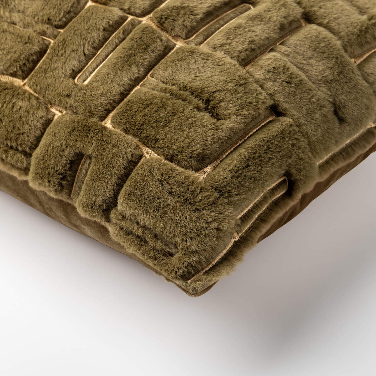 DORIS - Dekokissen 30x50 cm - Military Olive - Grün