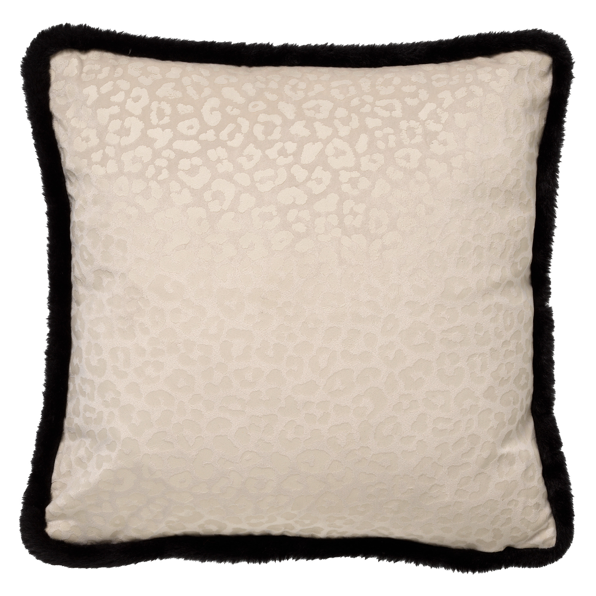 CHEETA - Coussin imprimé animal 45x45 cm Pumice Stone