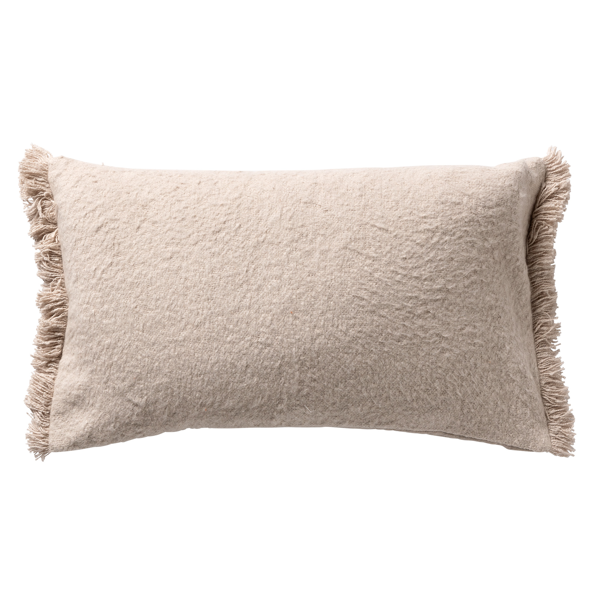 LASSE - Coussin 30x50 cm avec housse de coussin en 65% de coton recyclé - Eco Line collection - Pumice Stone - beige