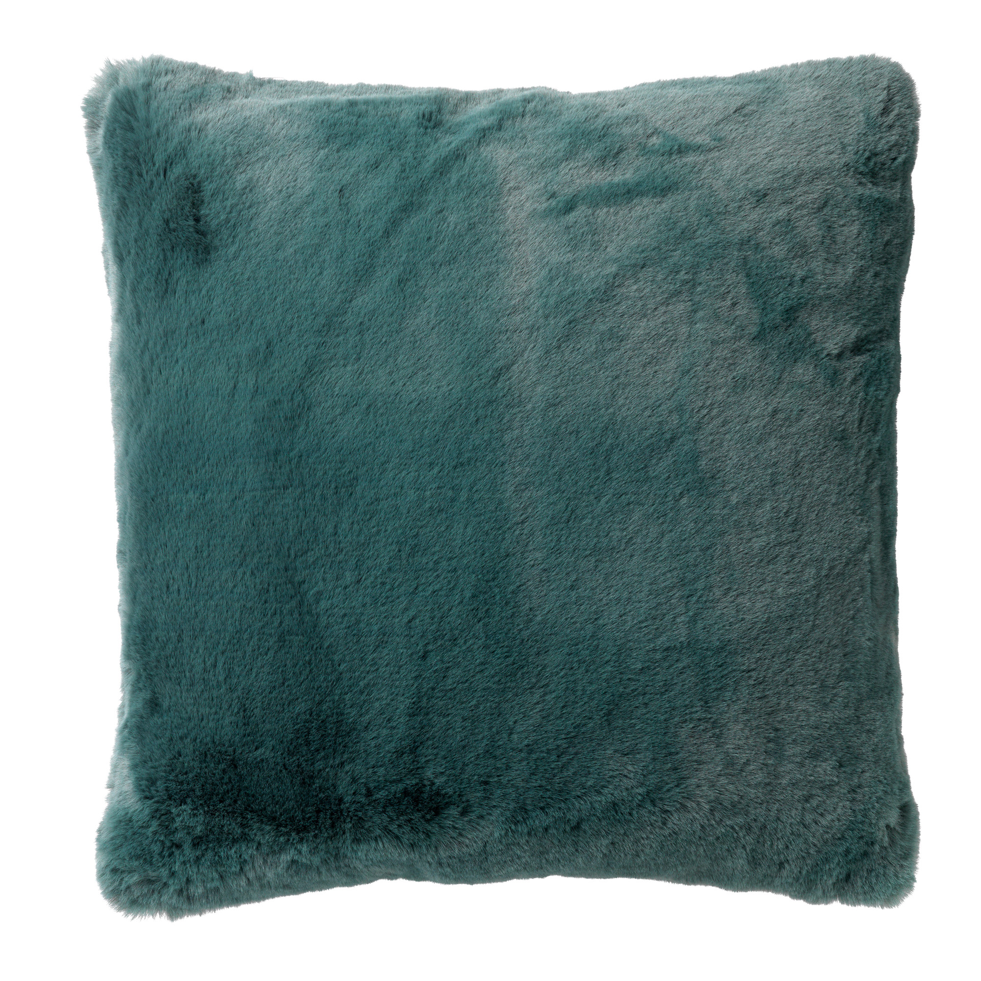 ZAYA - Coussin imitation fourrure Sagebrush Green 45x45 cm 