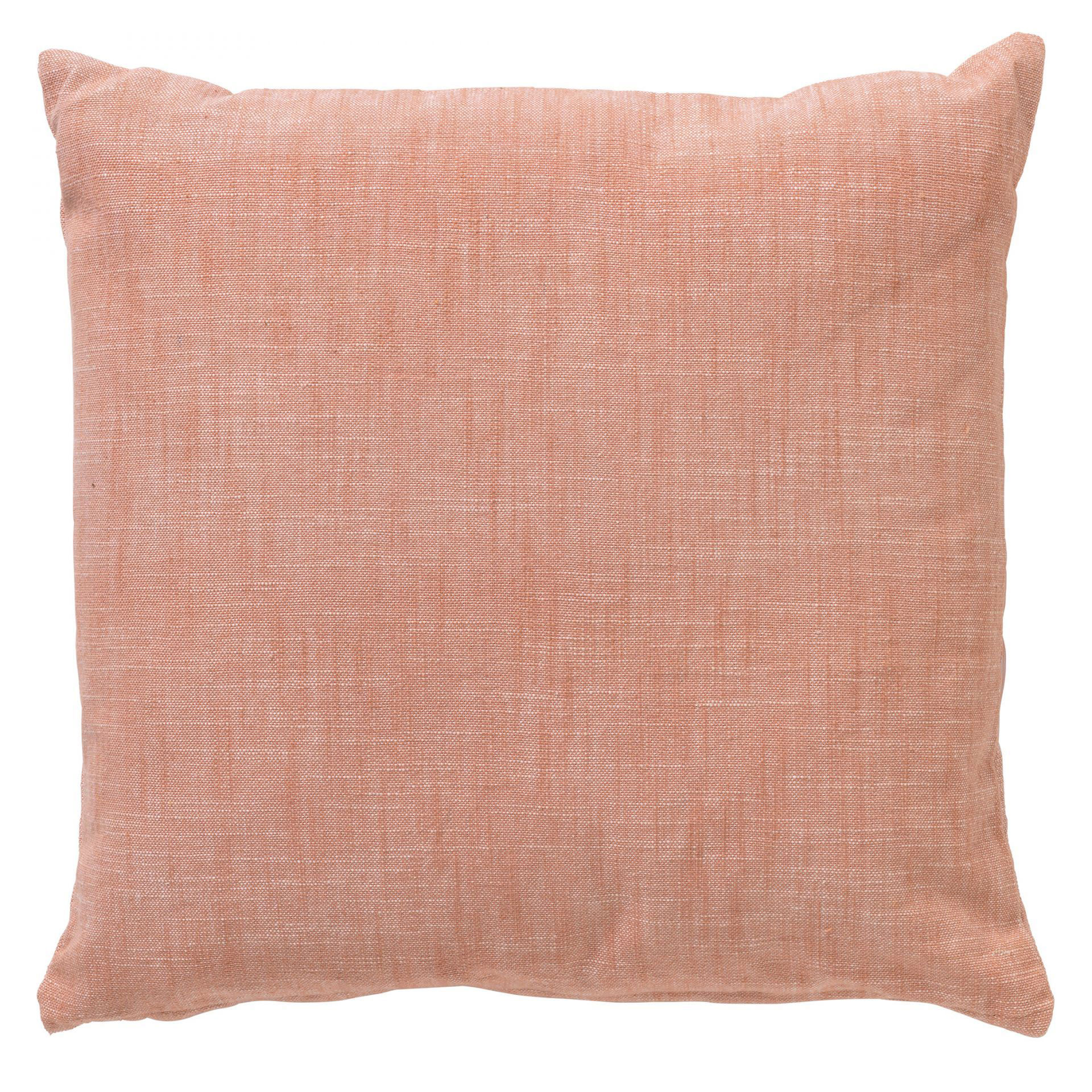 NATURA - Cushion 100% cotton 45x45 cm Muted Clay - pink