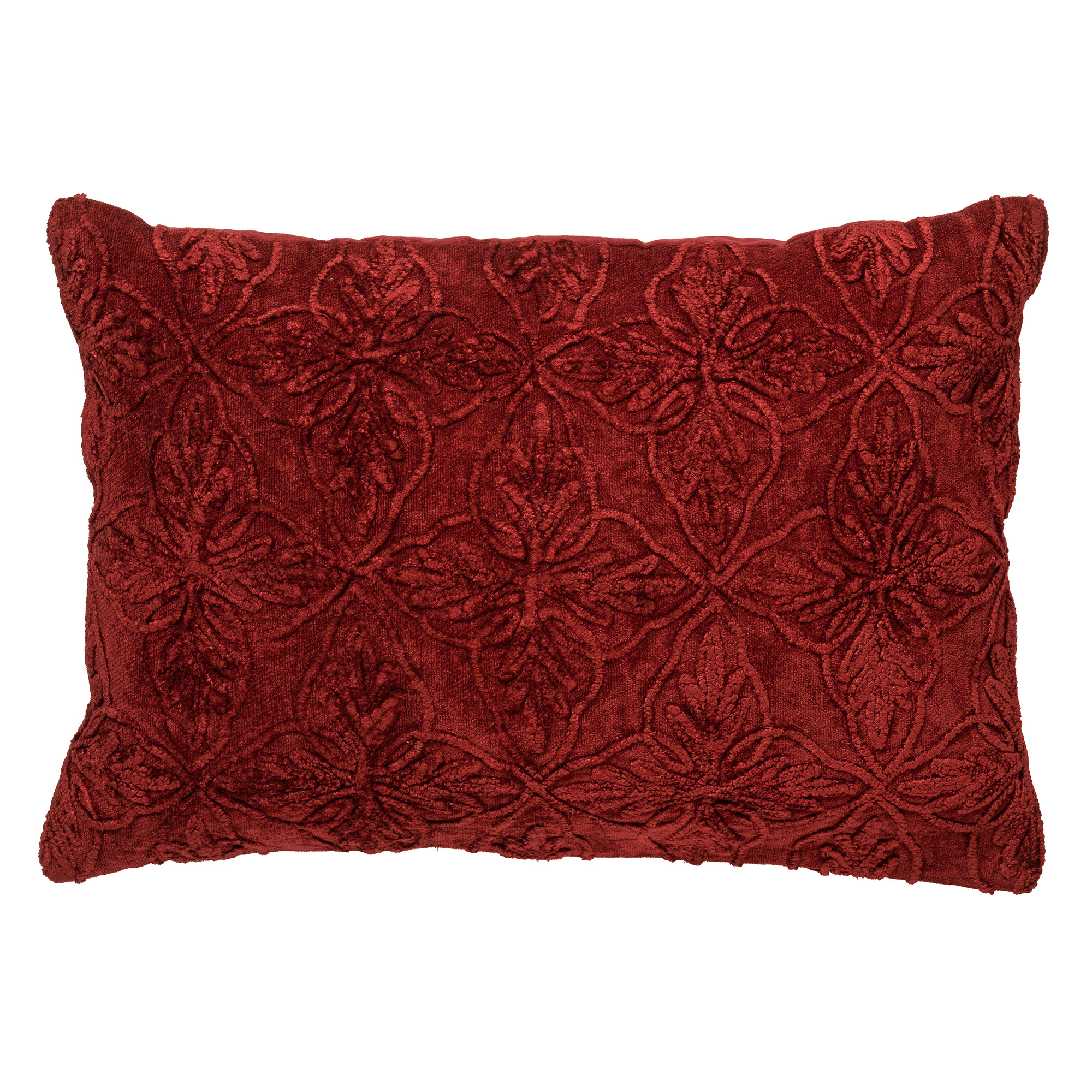 AMAR - Housse de coussin en coton 40x60 cm Merlot