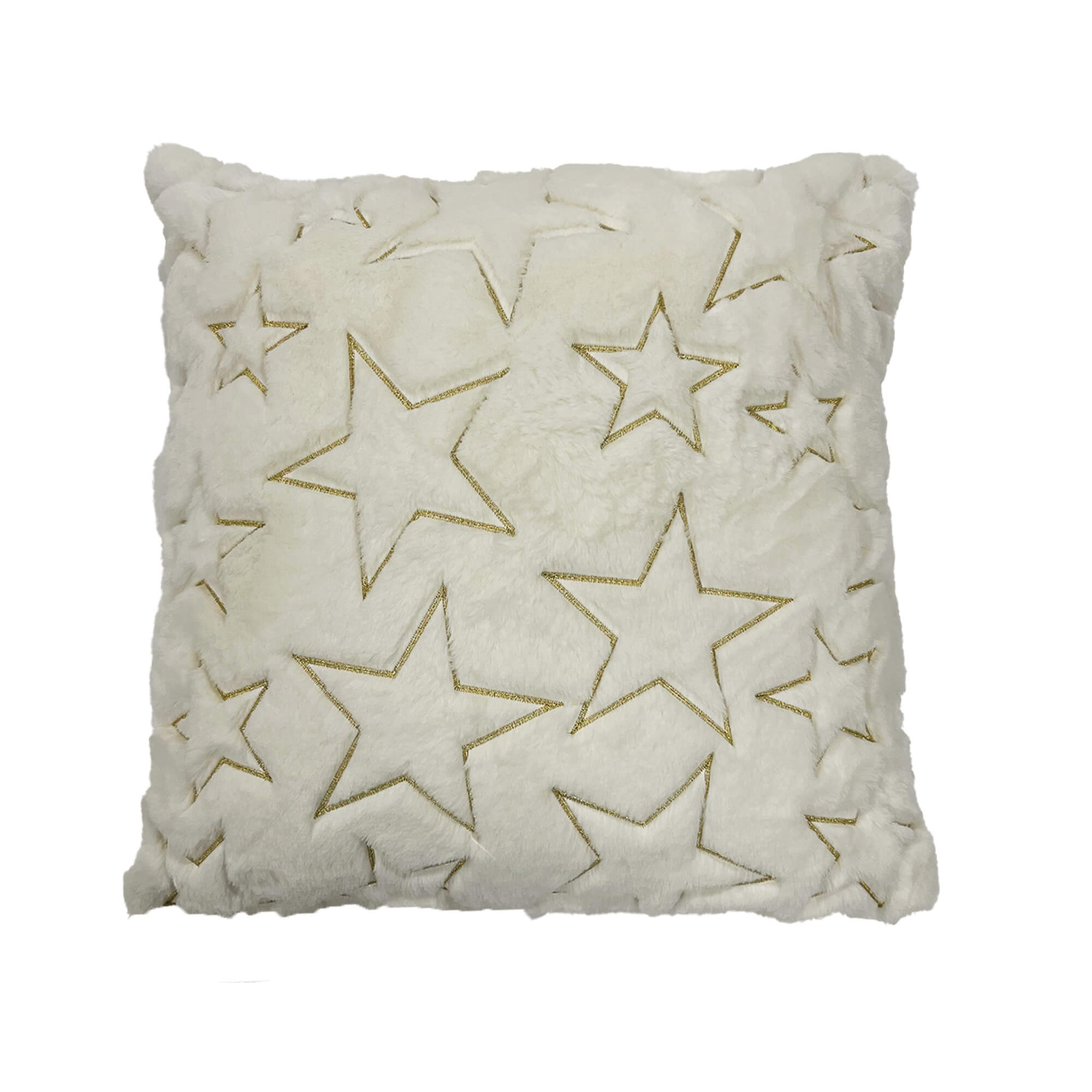 STELLA - Dekokissen 45x45 cm - Snow white - weiss