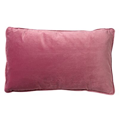 FINN - Kussenhoes 40x60 cm - velvet - effen kleur - Heather Rose - roze