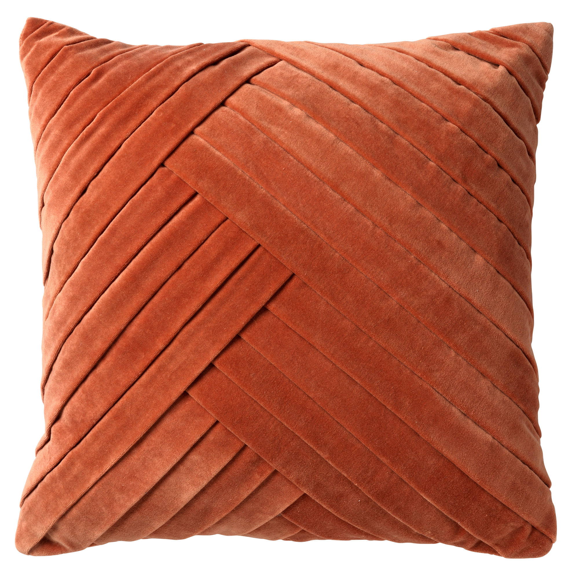 GIDI - Cushion 45x45 cm Potters Clay - orange-terracotta