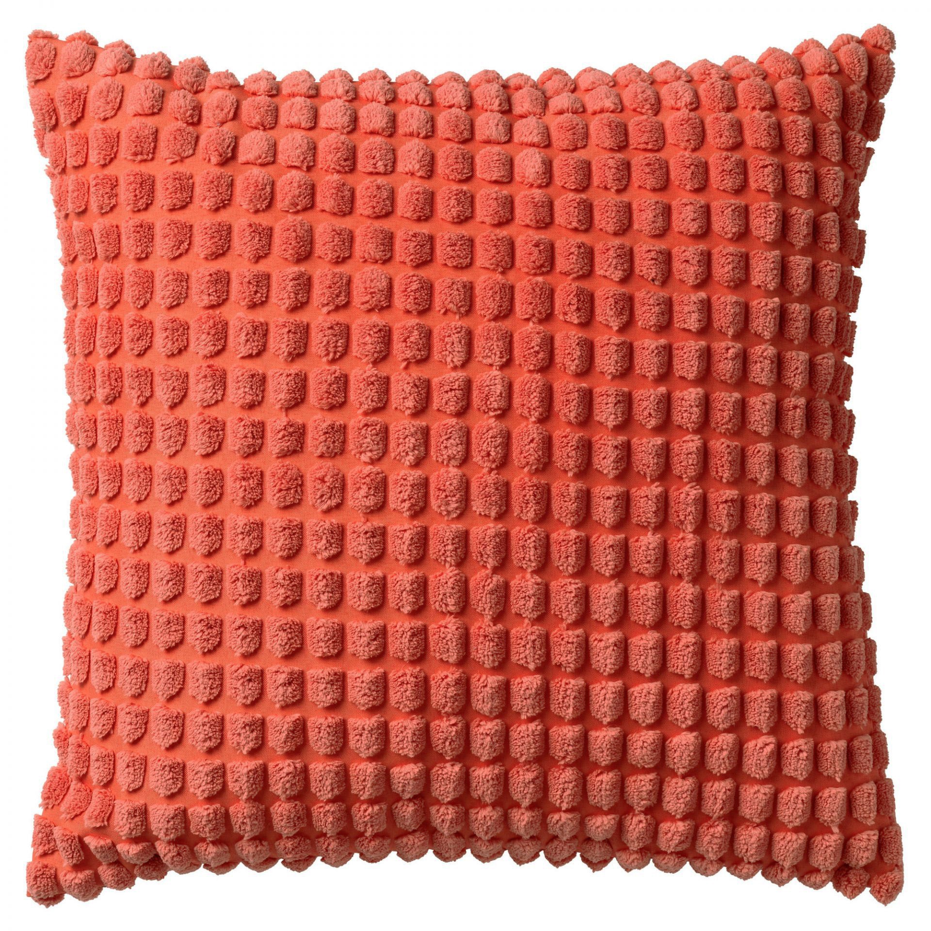 ROME - Sierkussen uni 45x45 cm - Coral - Koraalroze